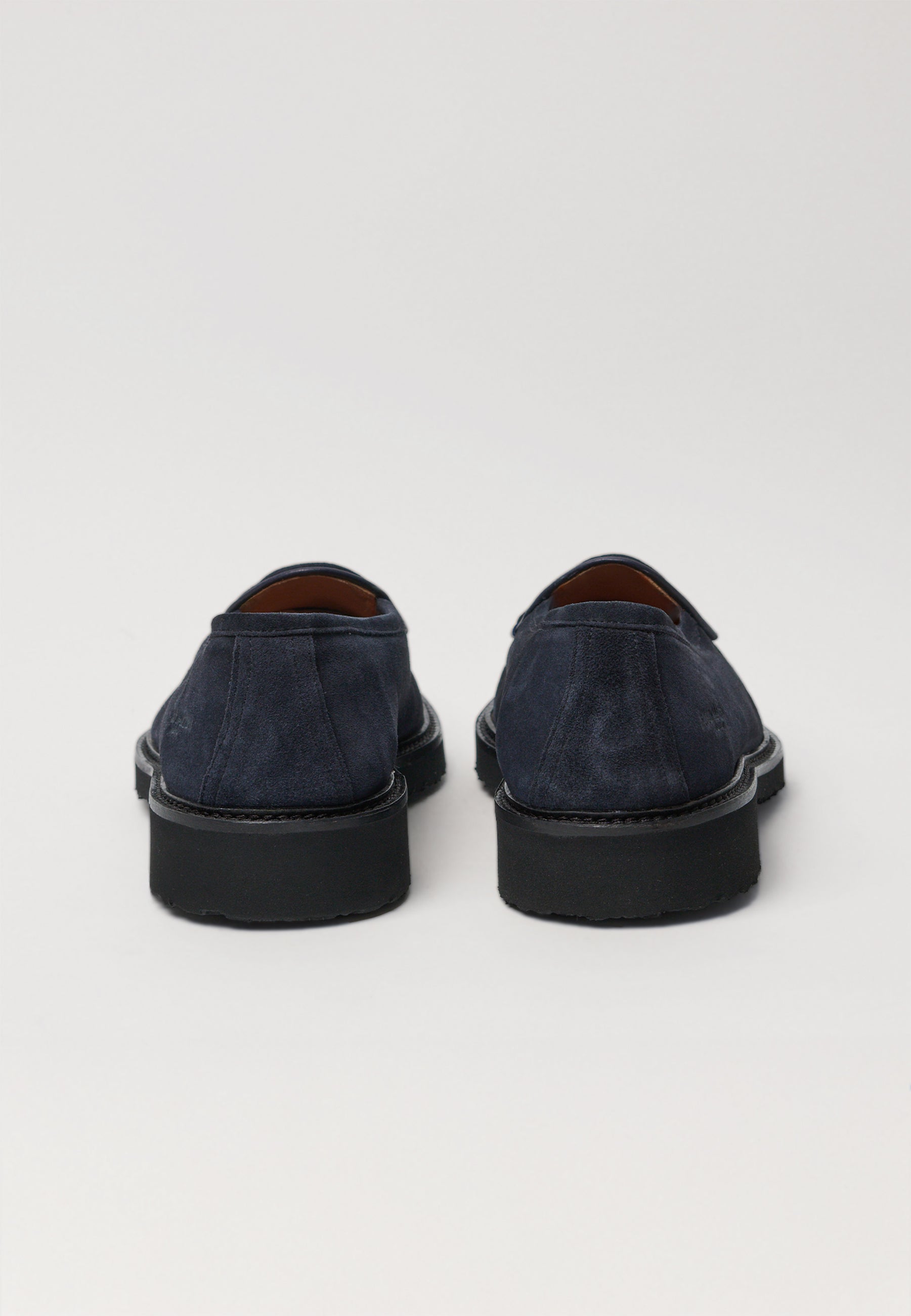 Belgian Loafer - Navy Suede