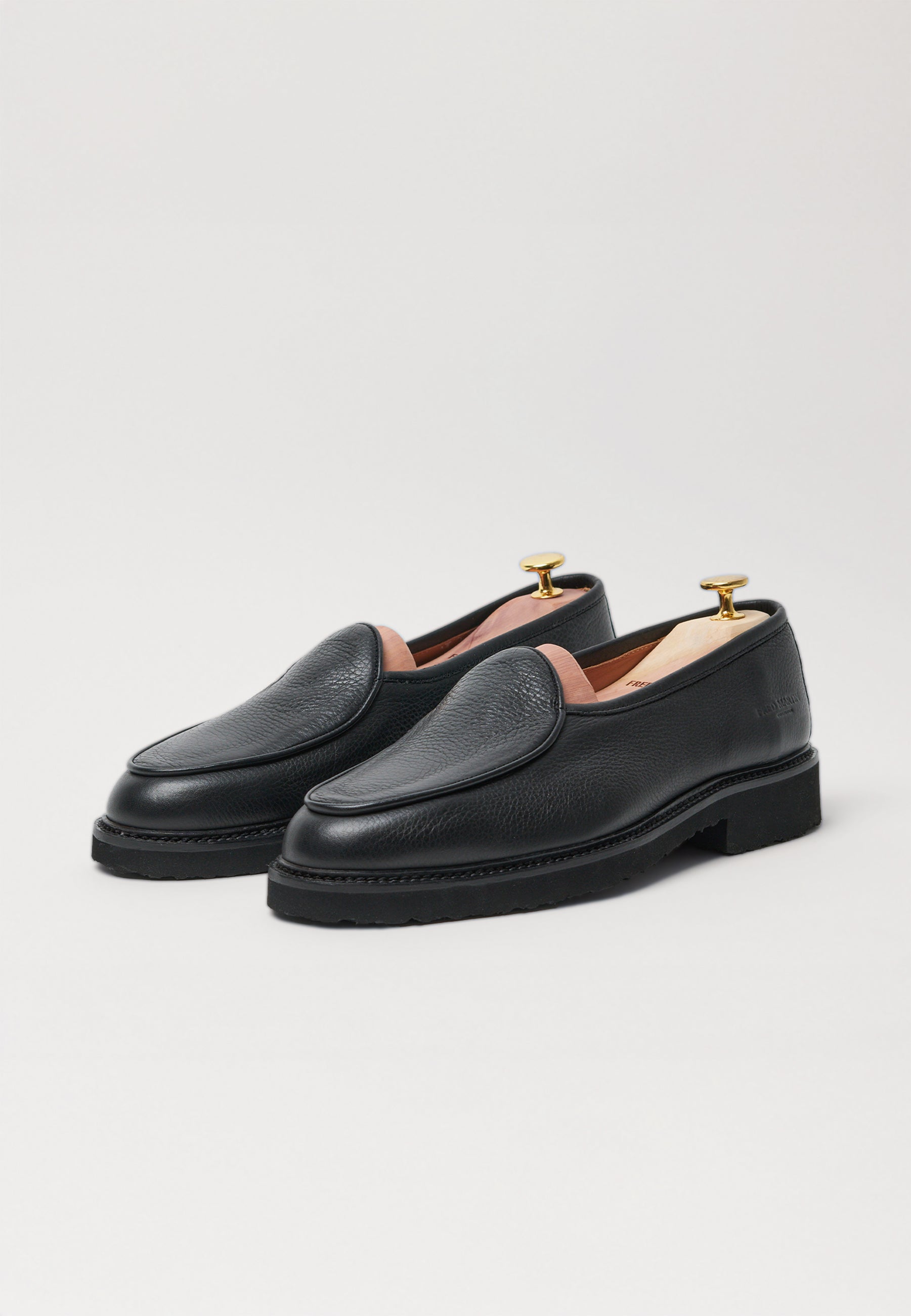 Belgian Loafer - Full-grain Black Leather