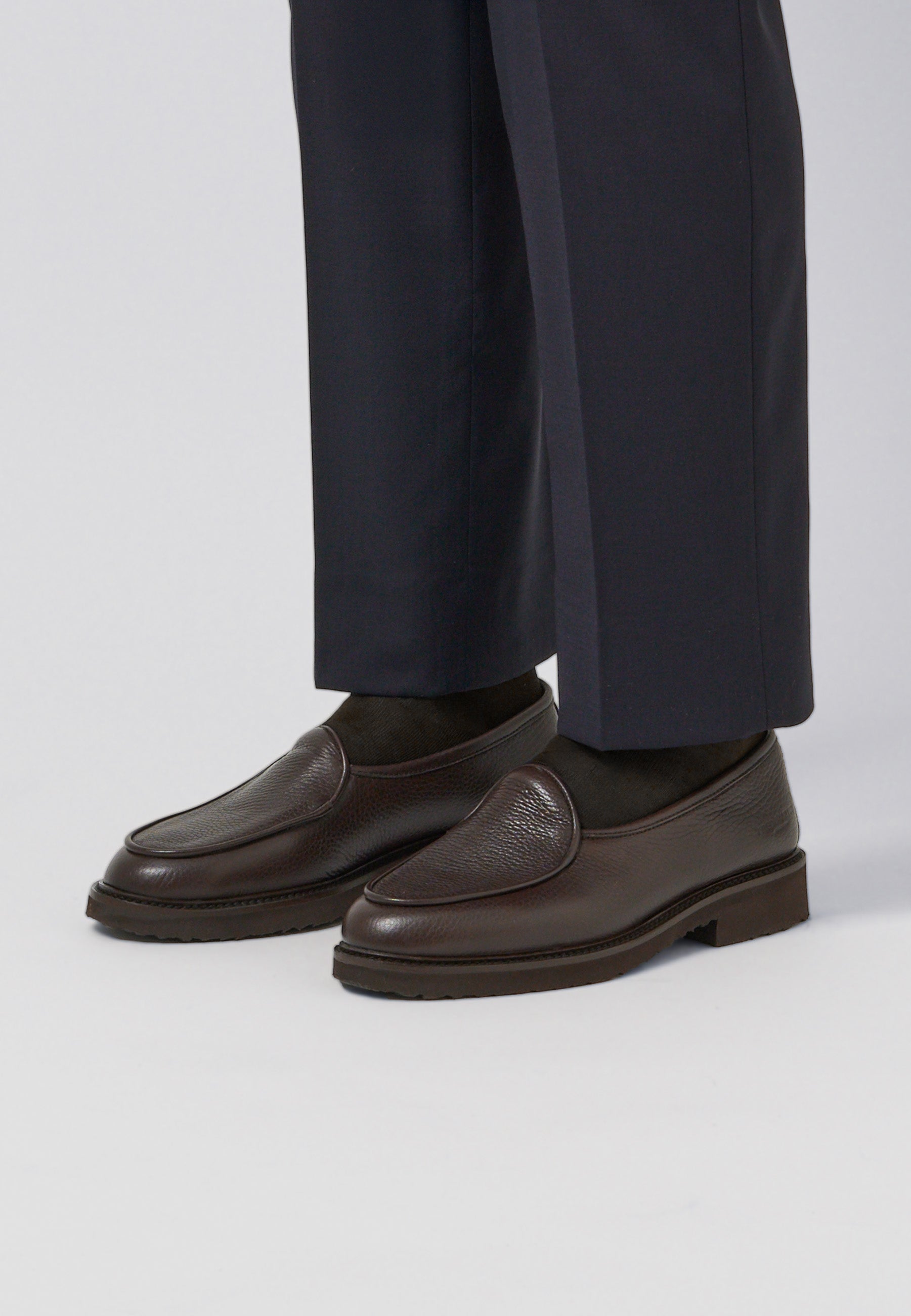 Belgian Loafer - Full-grain Brown Leather