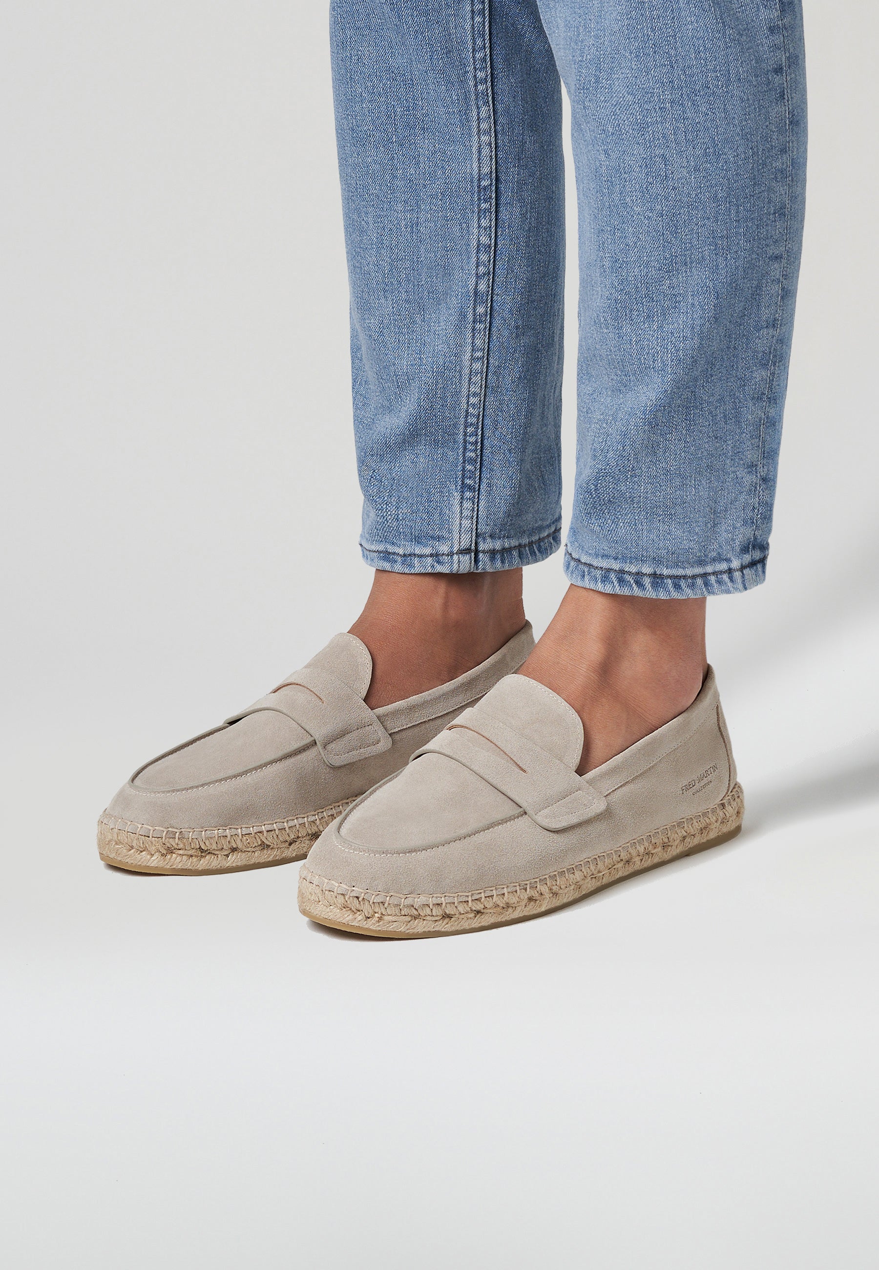 Loafer - Sandfarbenes Wildleder