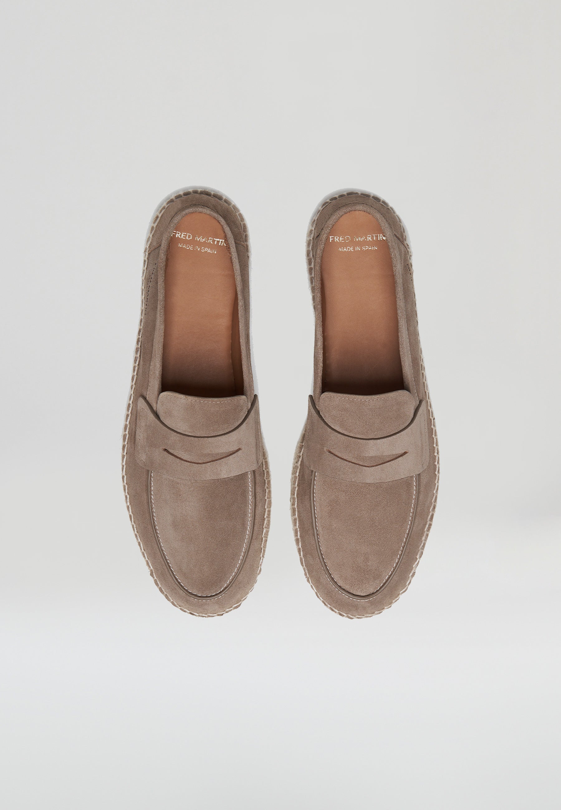 Mocassins - Daim Taupe