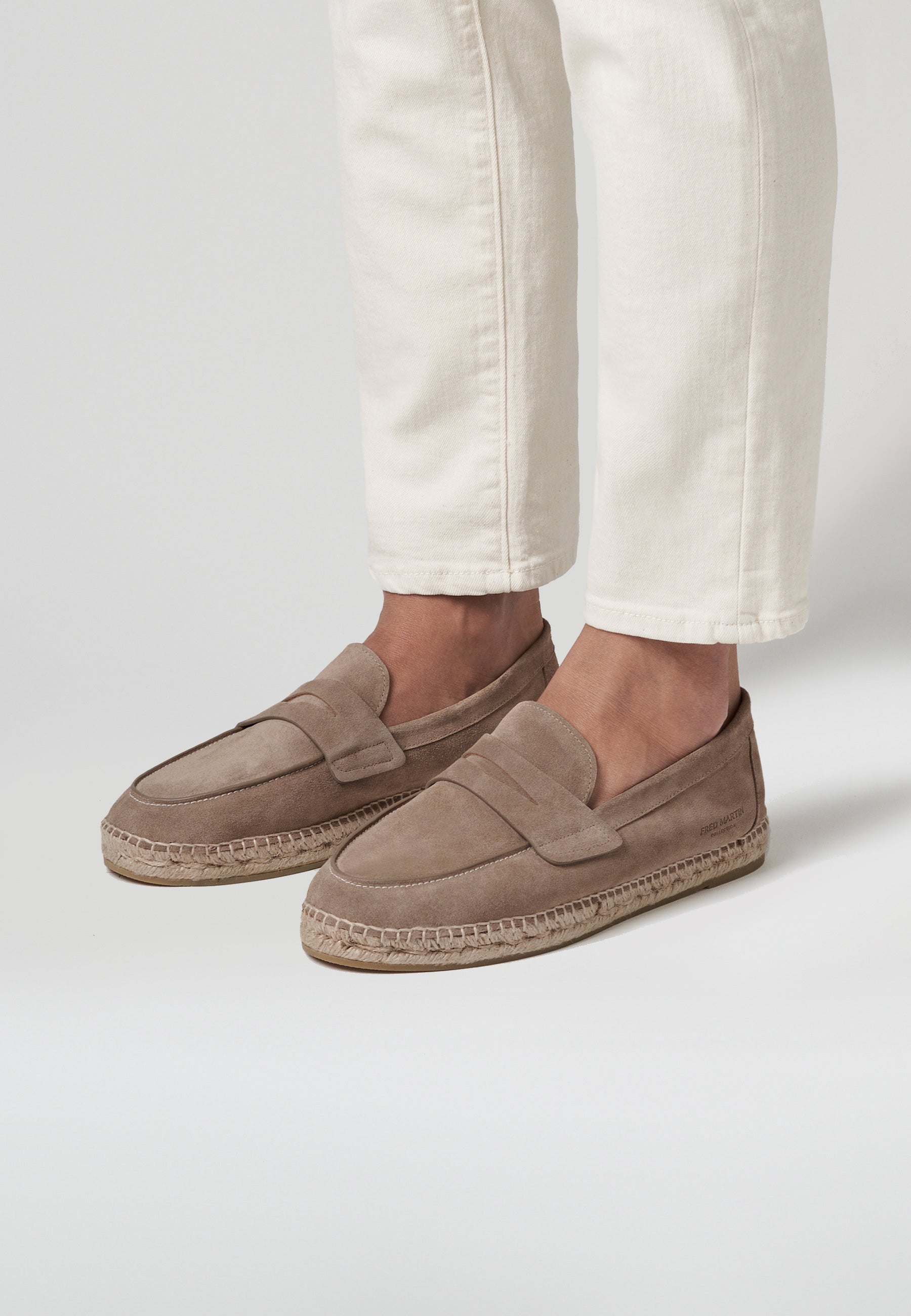 Mocassins - Daim Taupe
