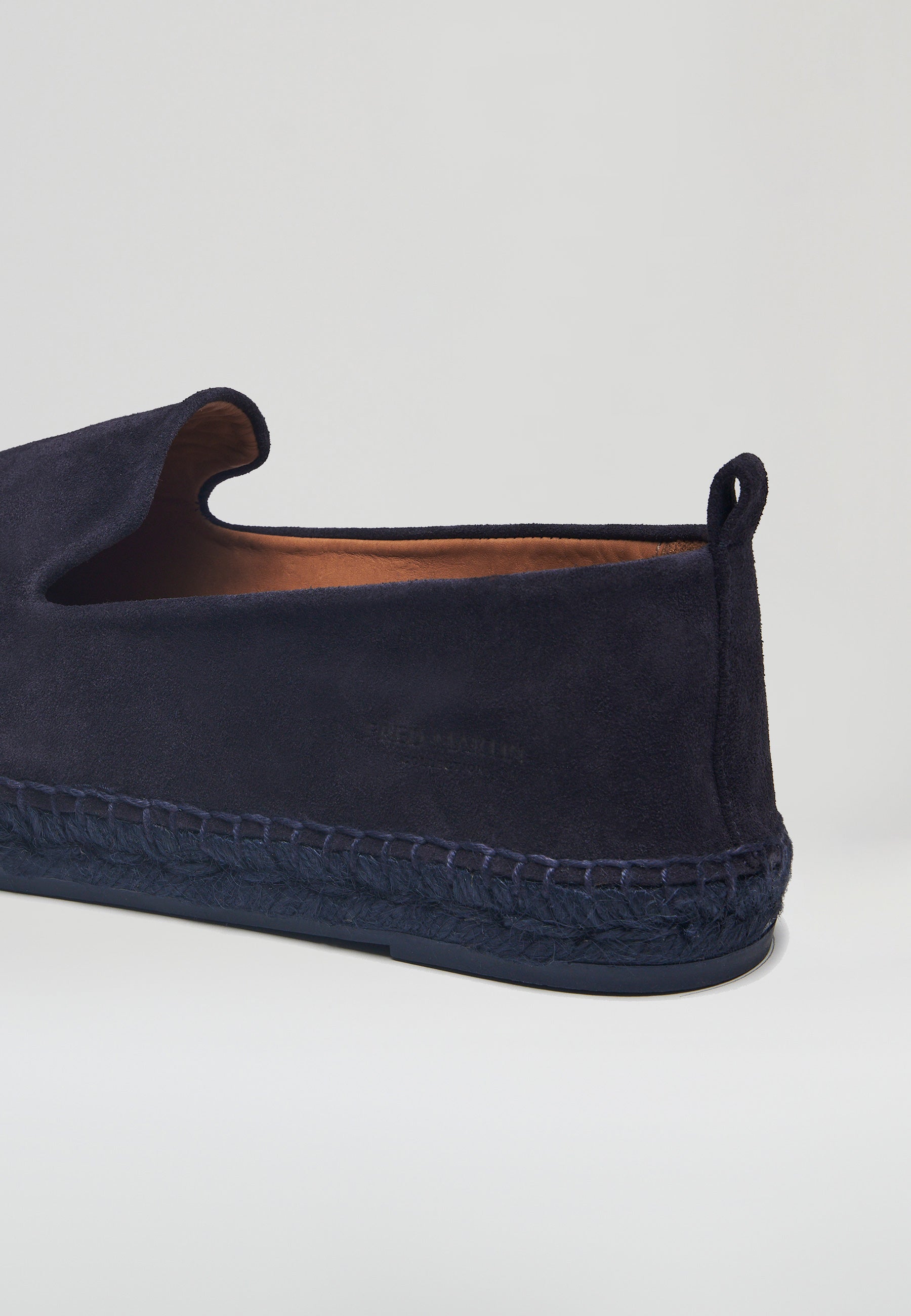 Hausschuhe - Blaues Wildleder