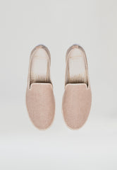 Hausschuhe Öko - Taupe Öko Stoff