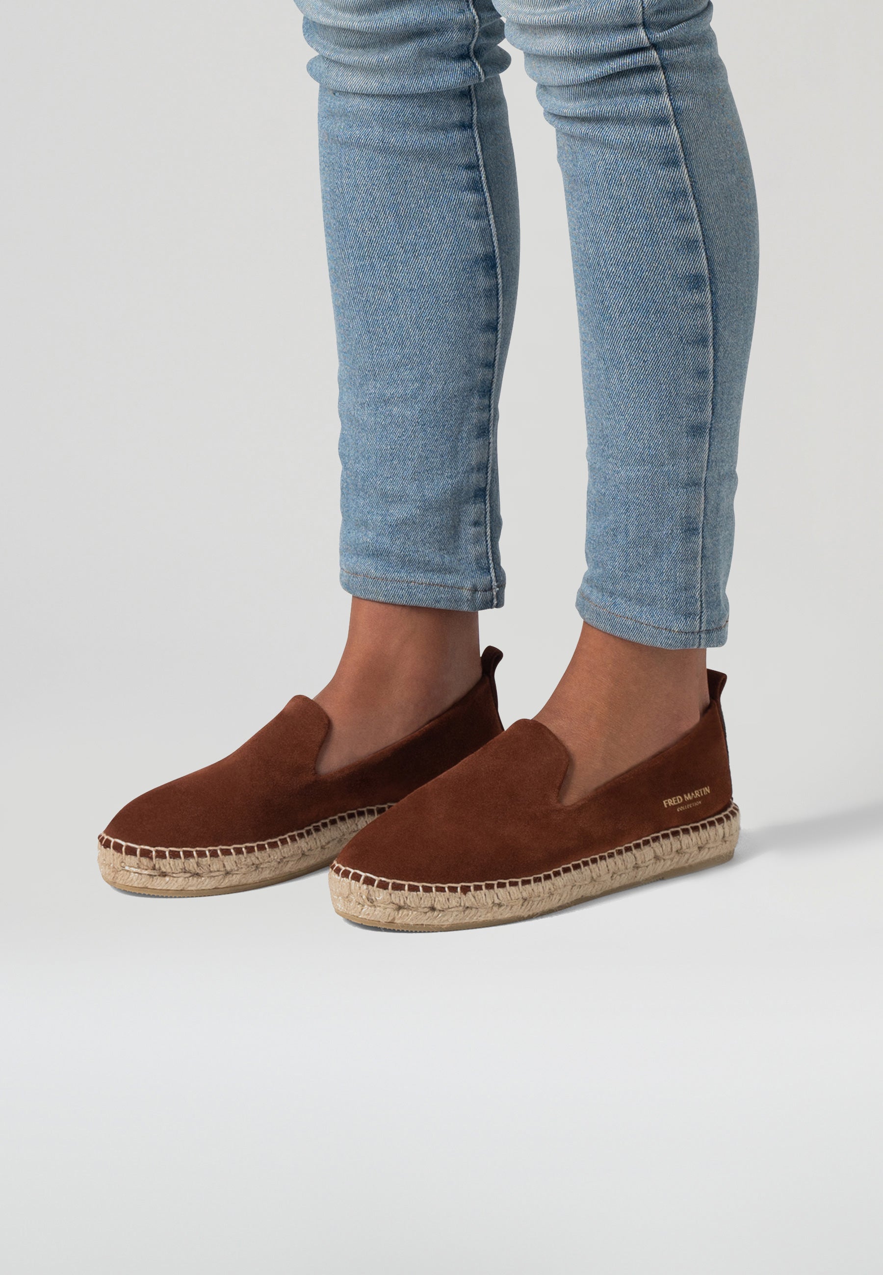 Slippers Women - Red Brown Suede