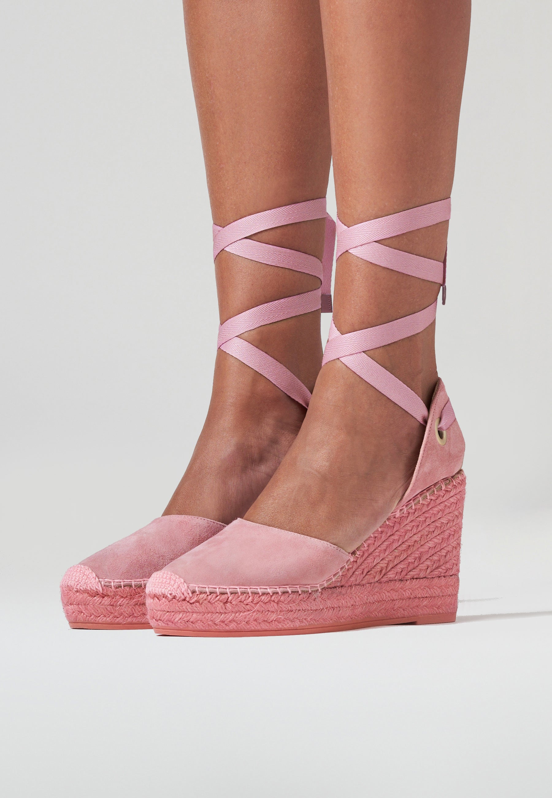 Wedges - Barbie Wildleder