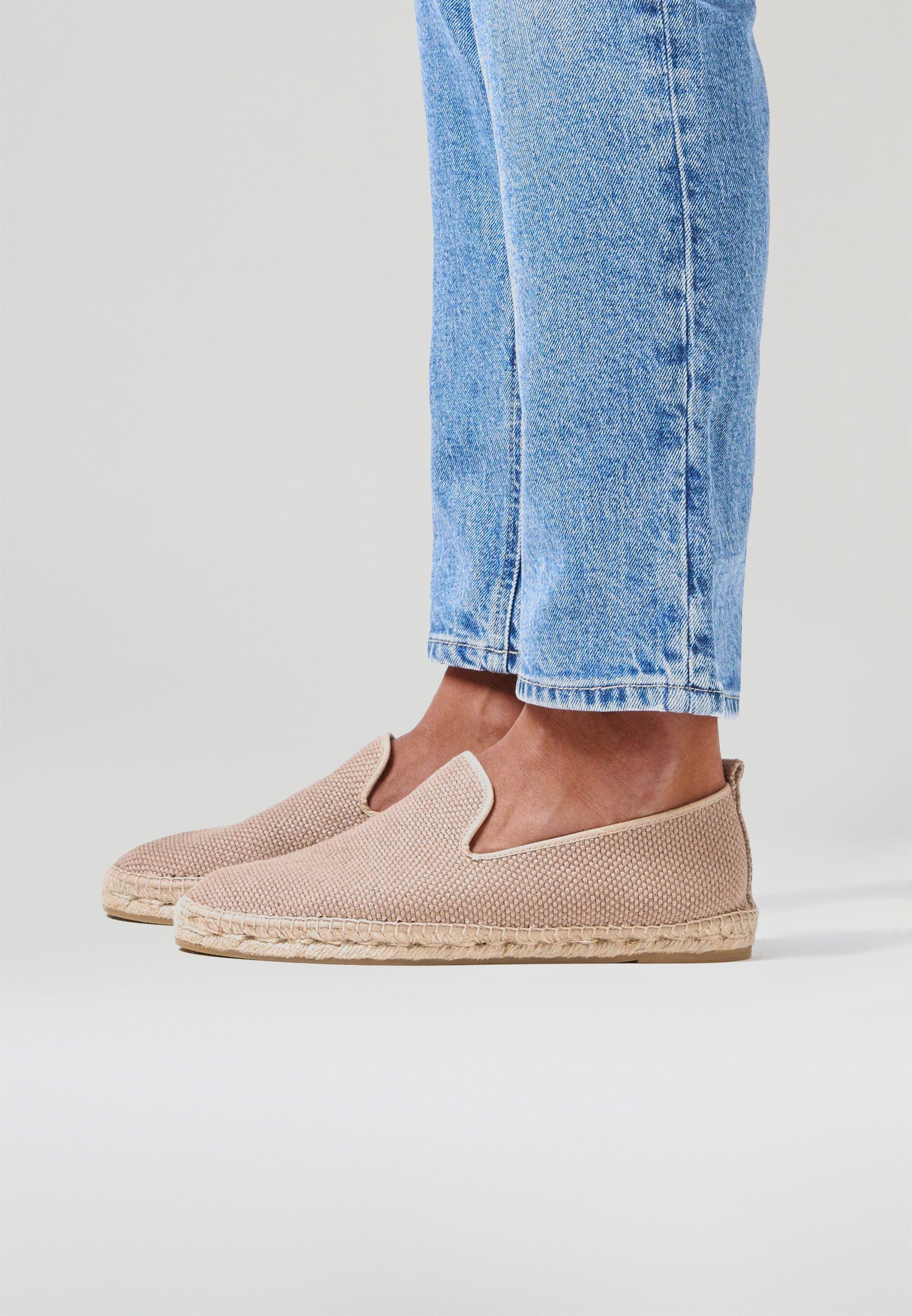 Chaussons Eco - Tissu Eco Taupe