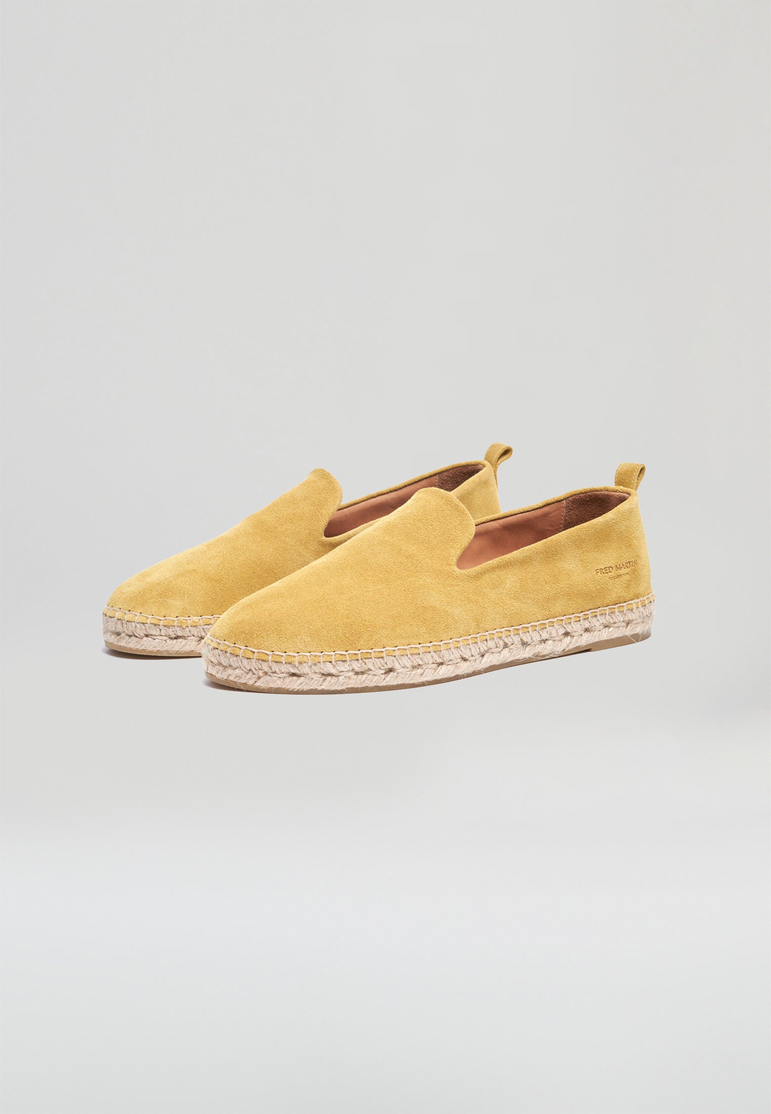 Hausschuhe - Senfgelbes Wildleder