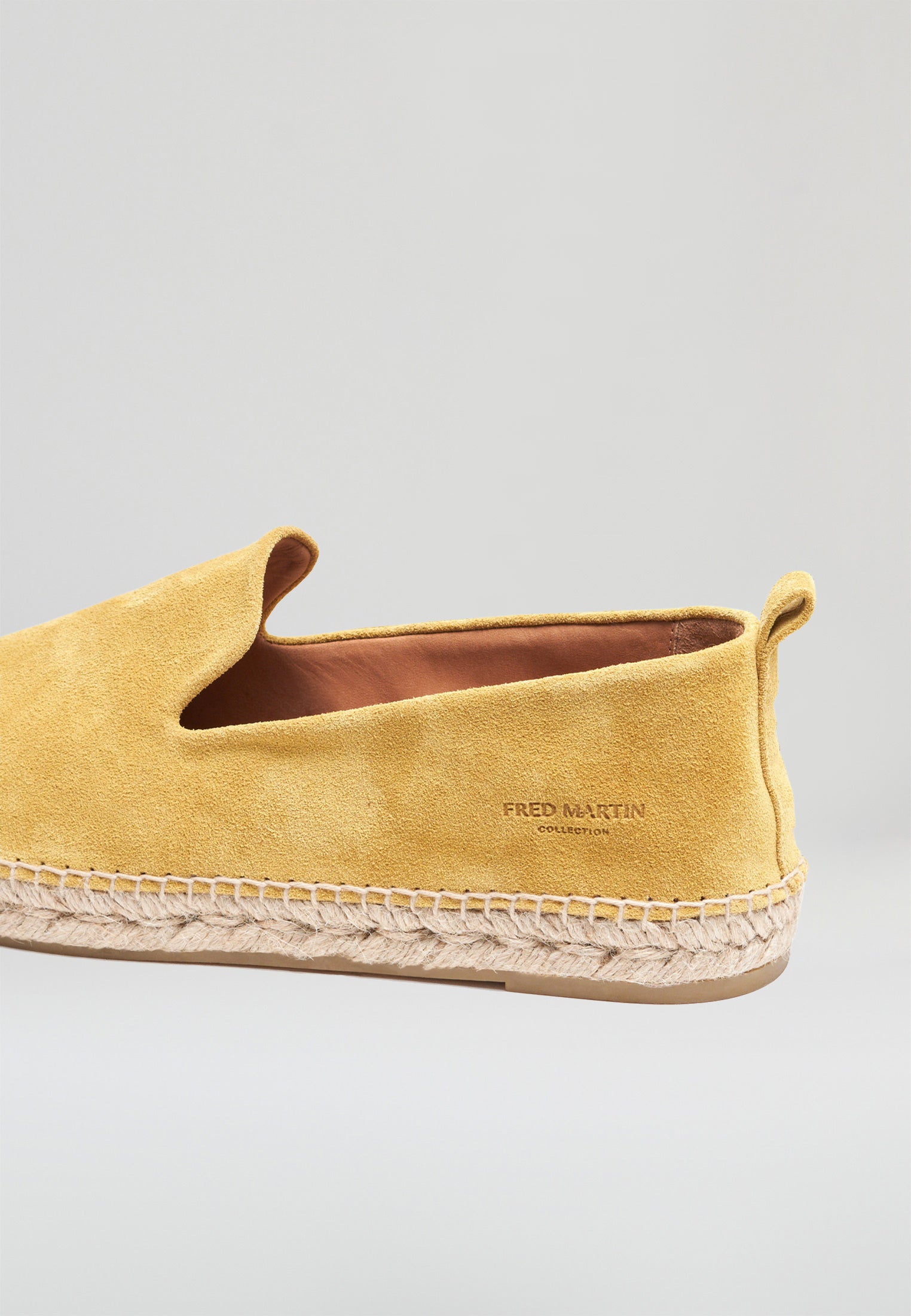 Hausschuhe - Senfgelbes Wildleder