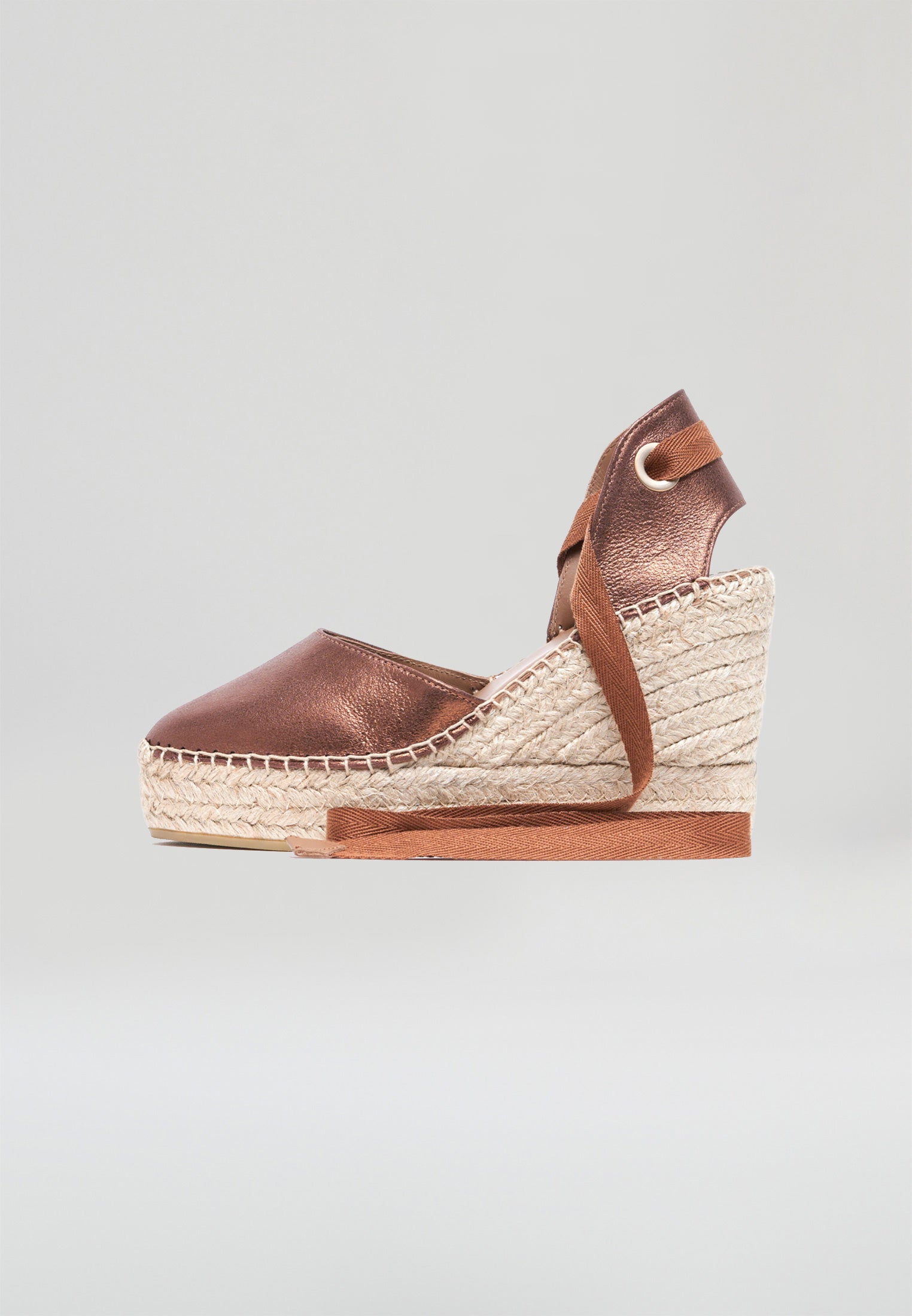 Wedges - Wildleder in Kupfer