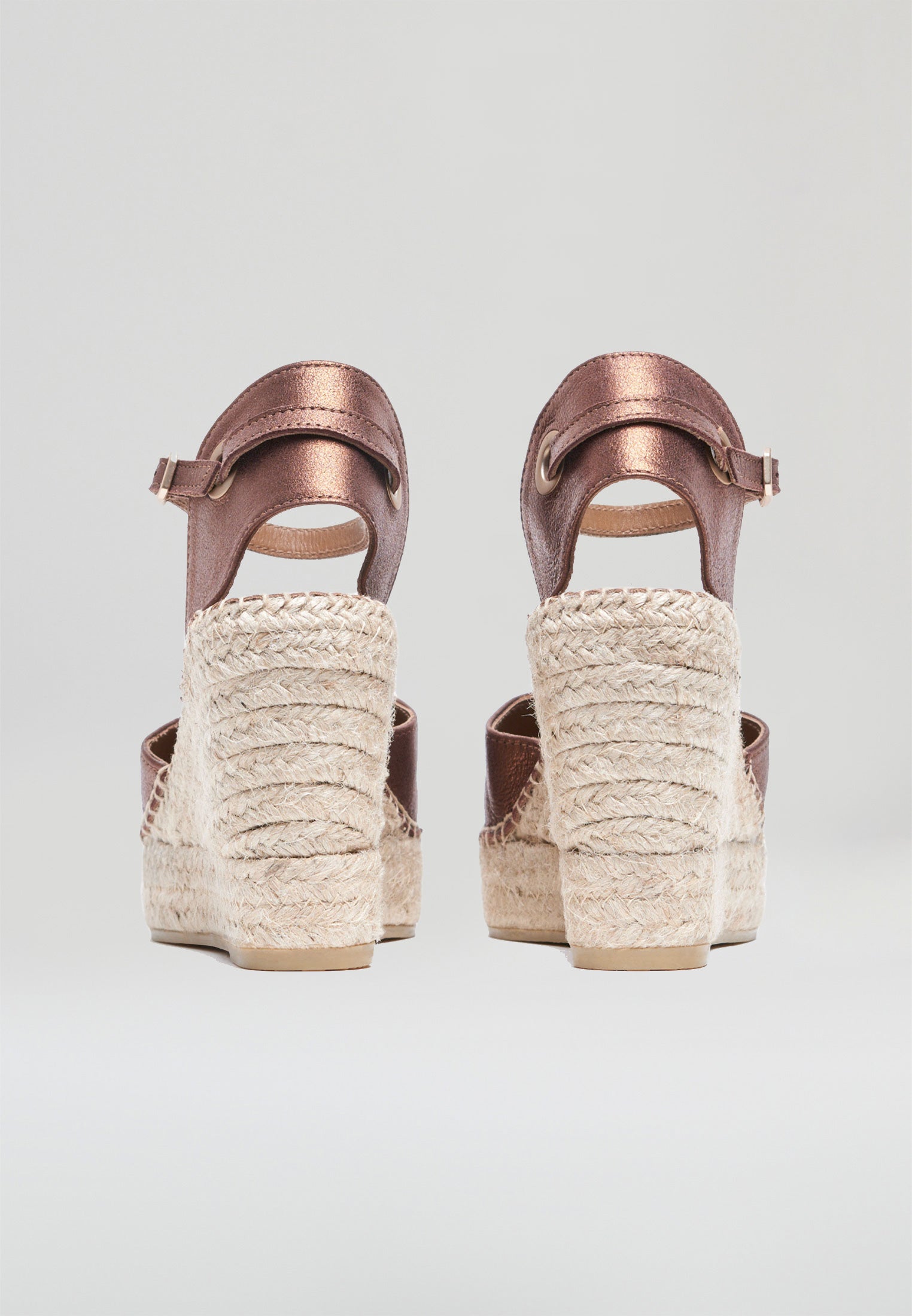 Wedges - Wildleder in Kupfer