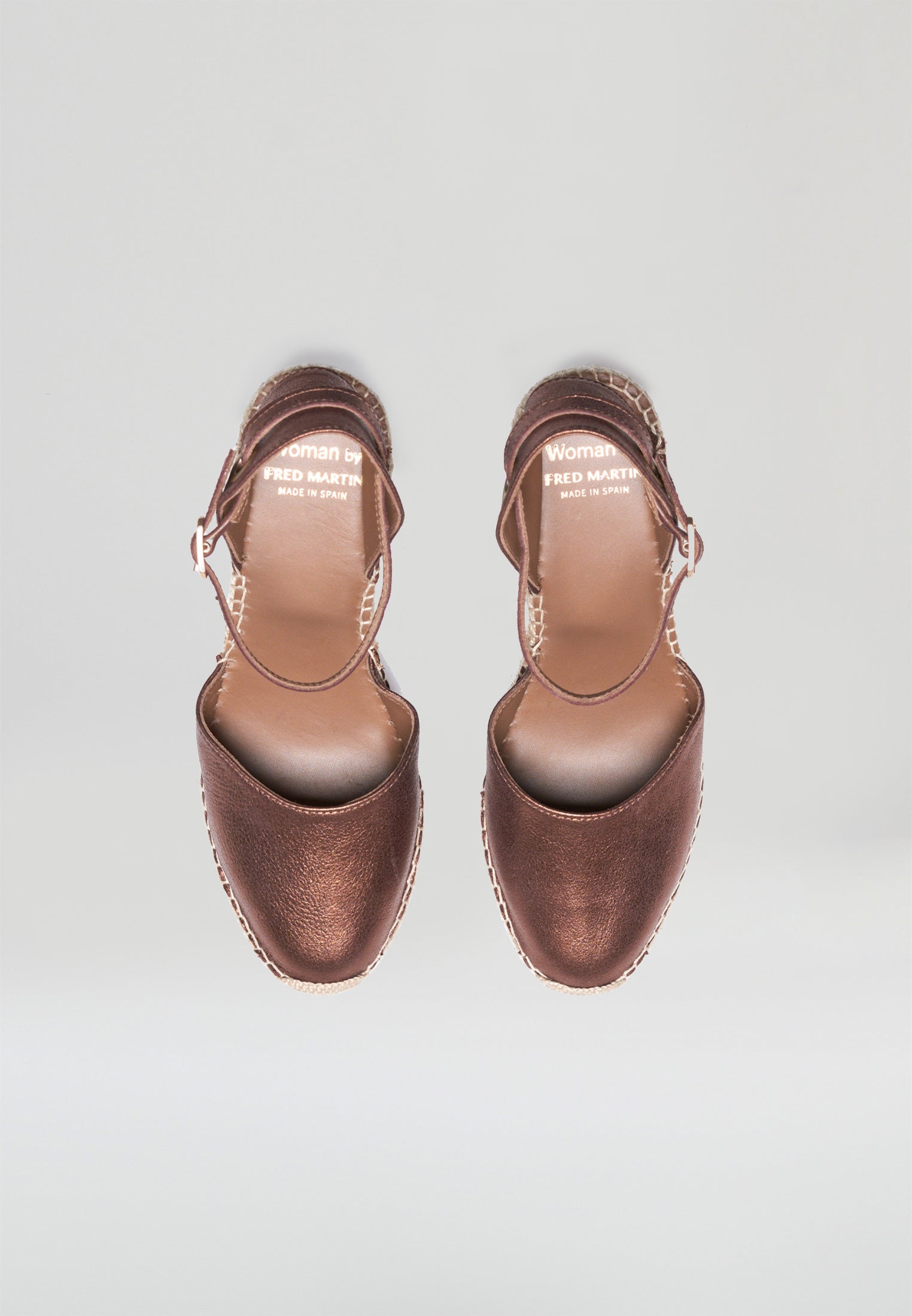 Wedges - Wildleder in Kupfer