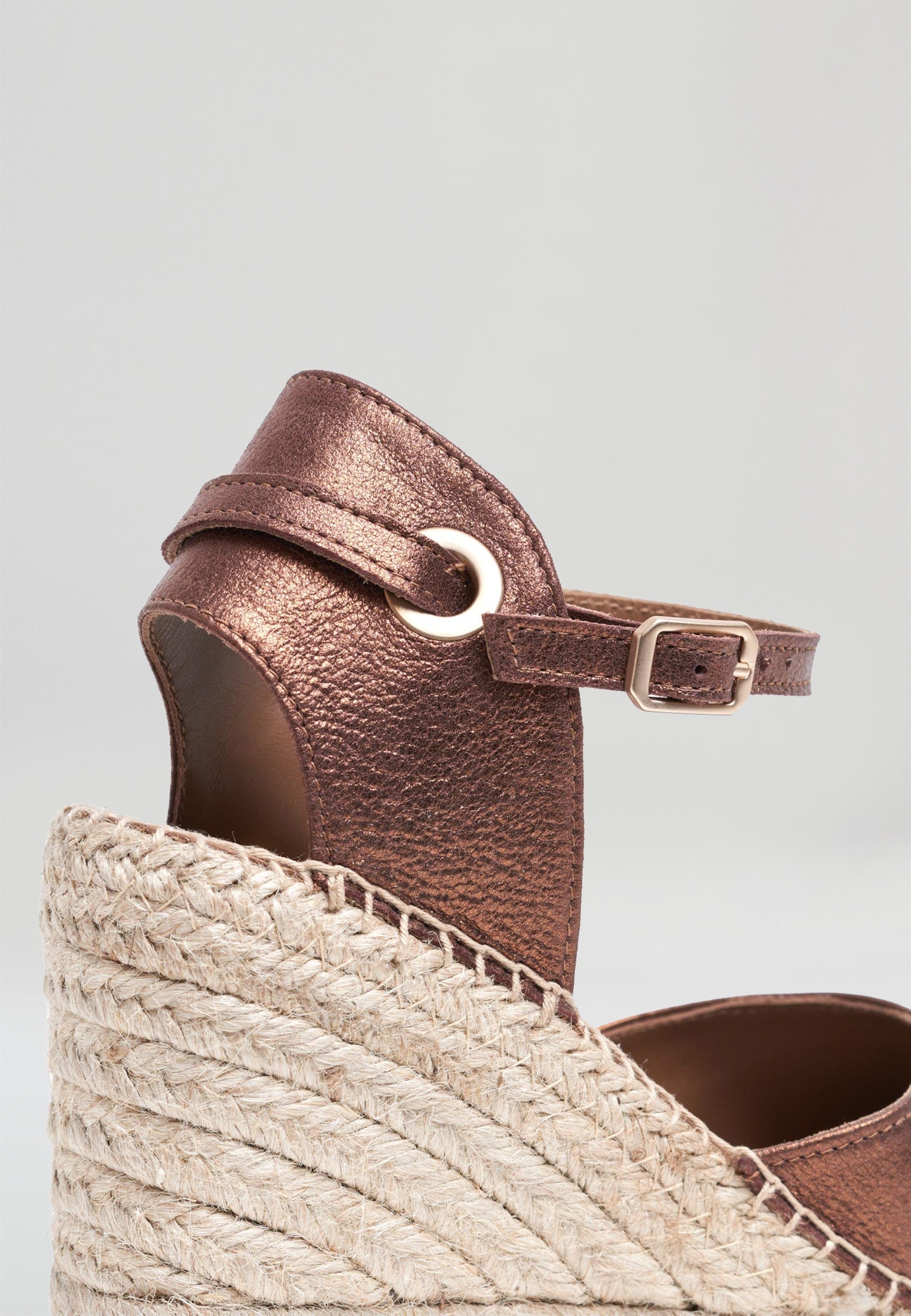 Wedges - Wildleder in Kupfer