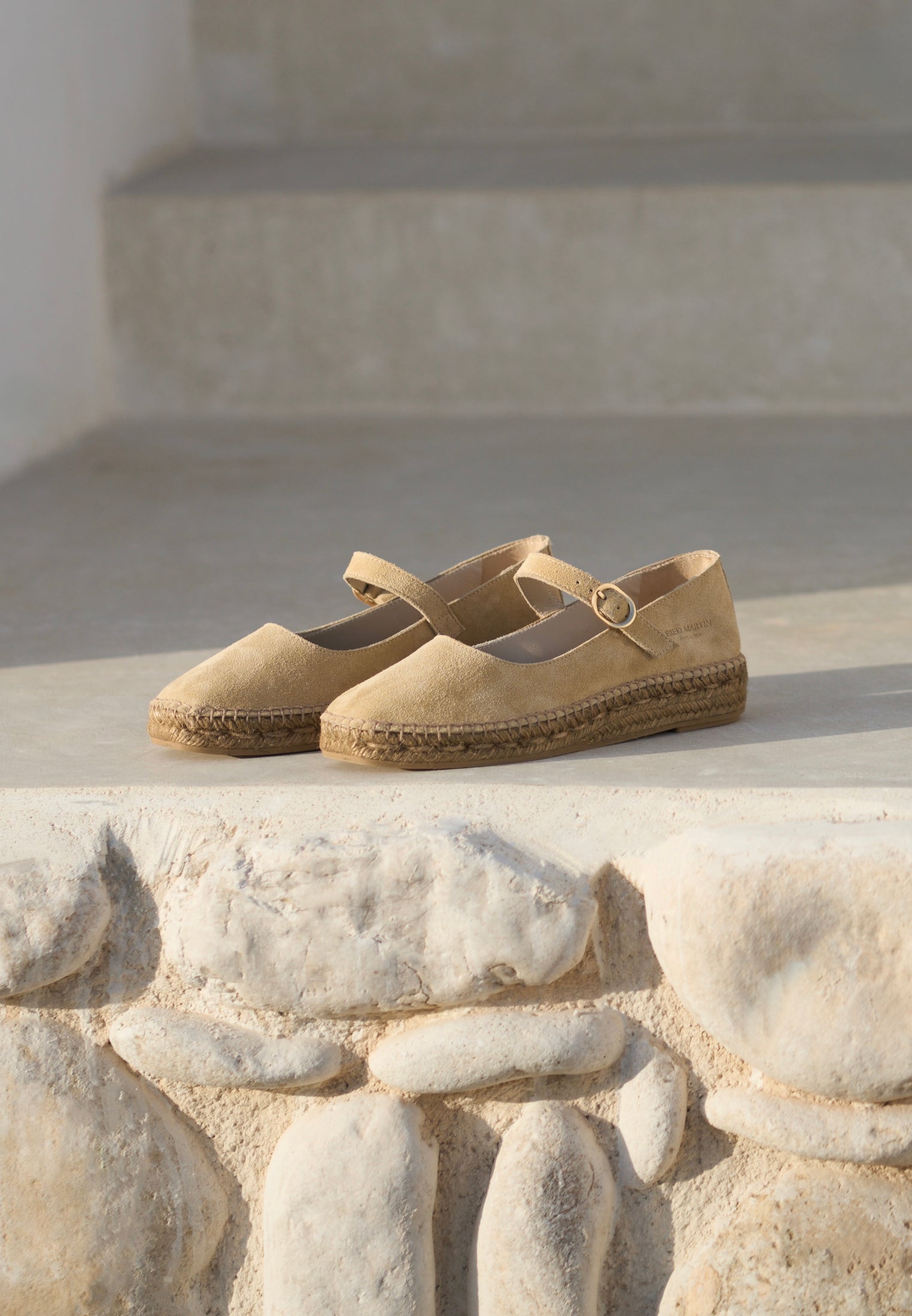 Ballerinas - Champagne Suede