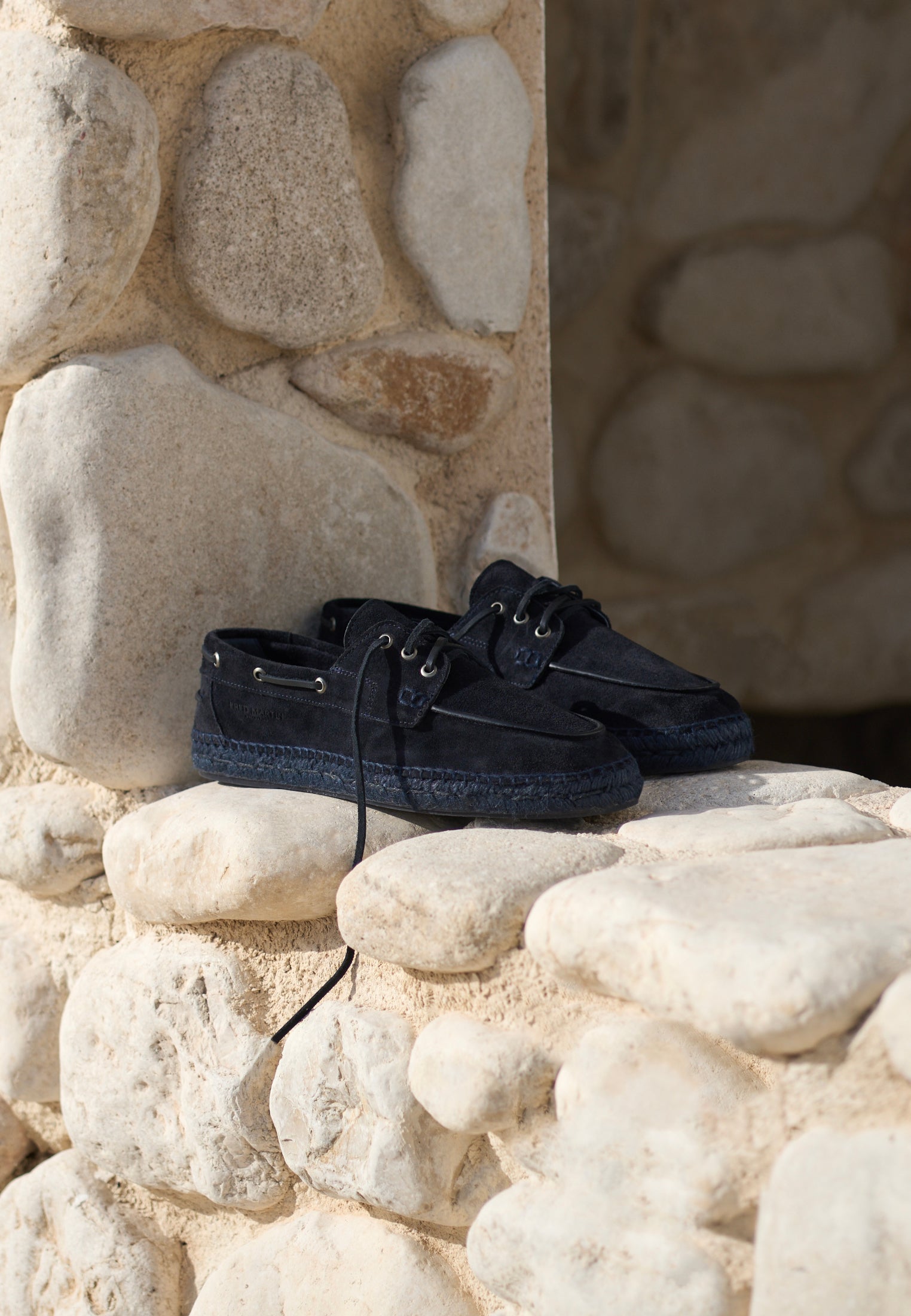 Boat Shoes - Bleu Suede