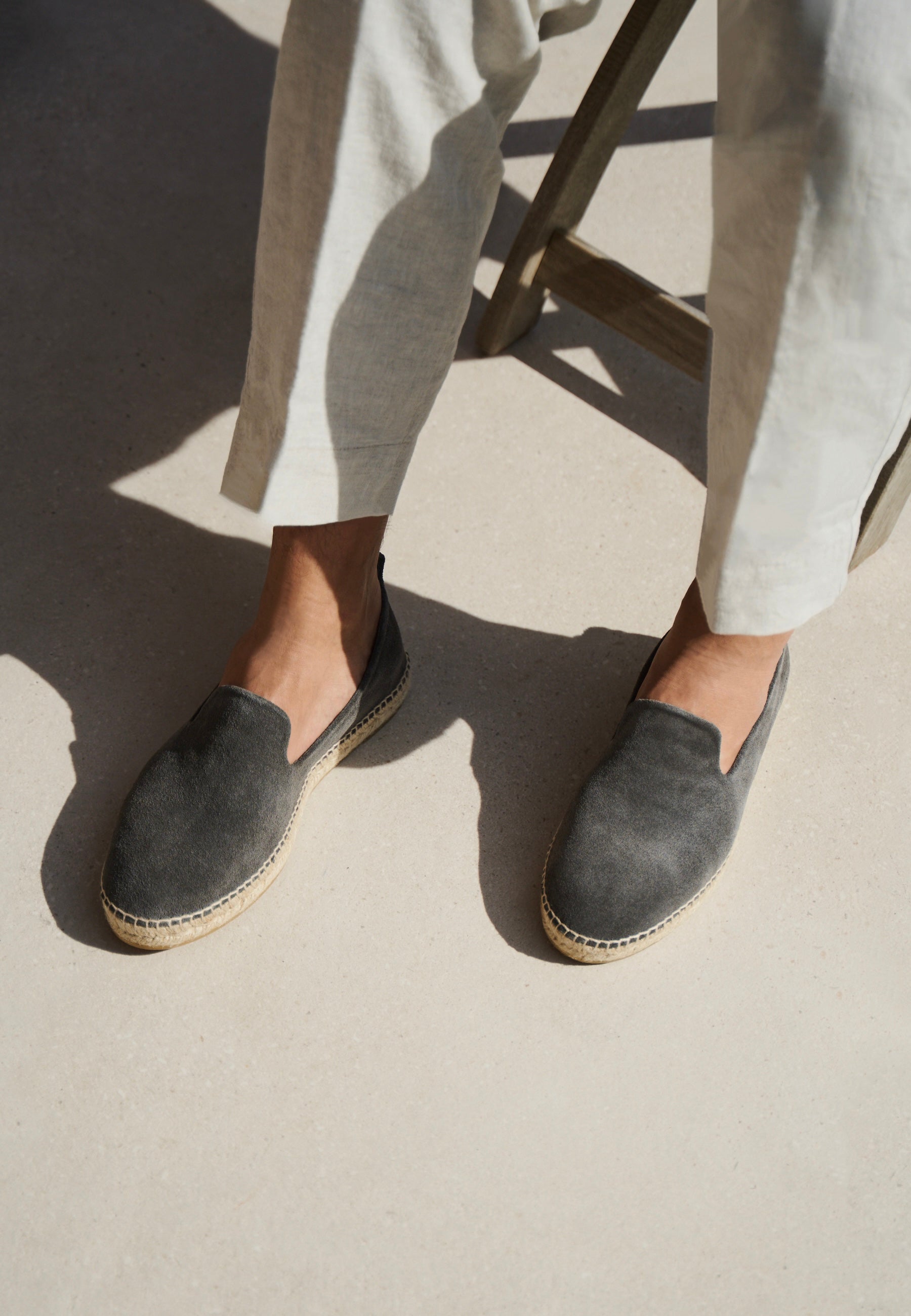 Slippers - Piombo Suede