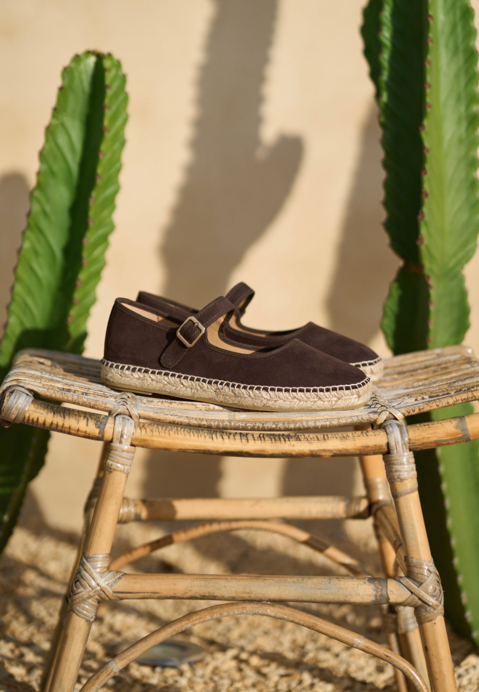 Ballerinas - Cocoa Vegan Suede