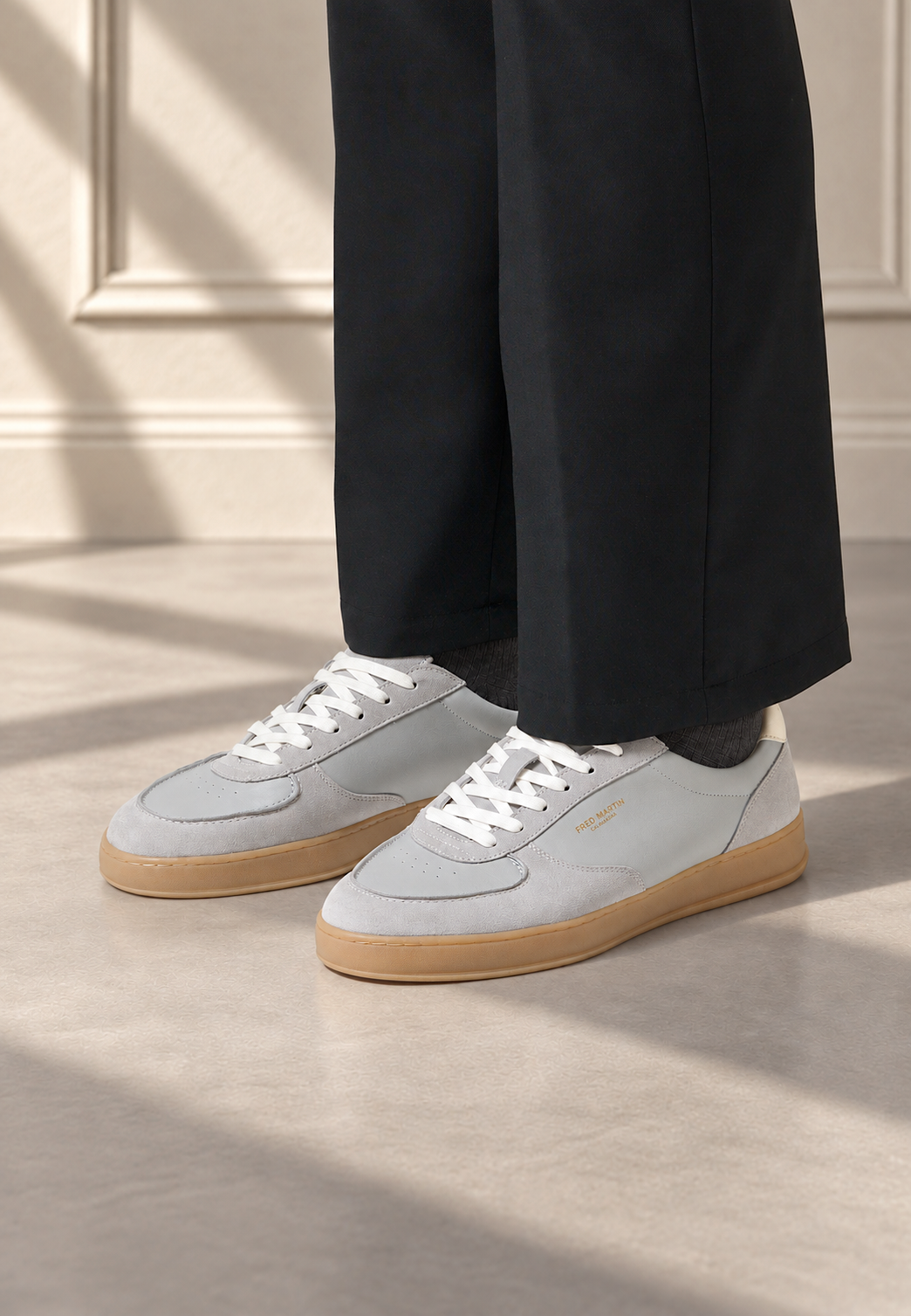 Sneakers - Retro Couture 02 Harbour Grey Leather