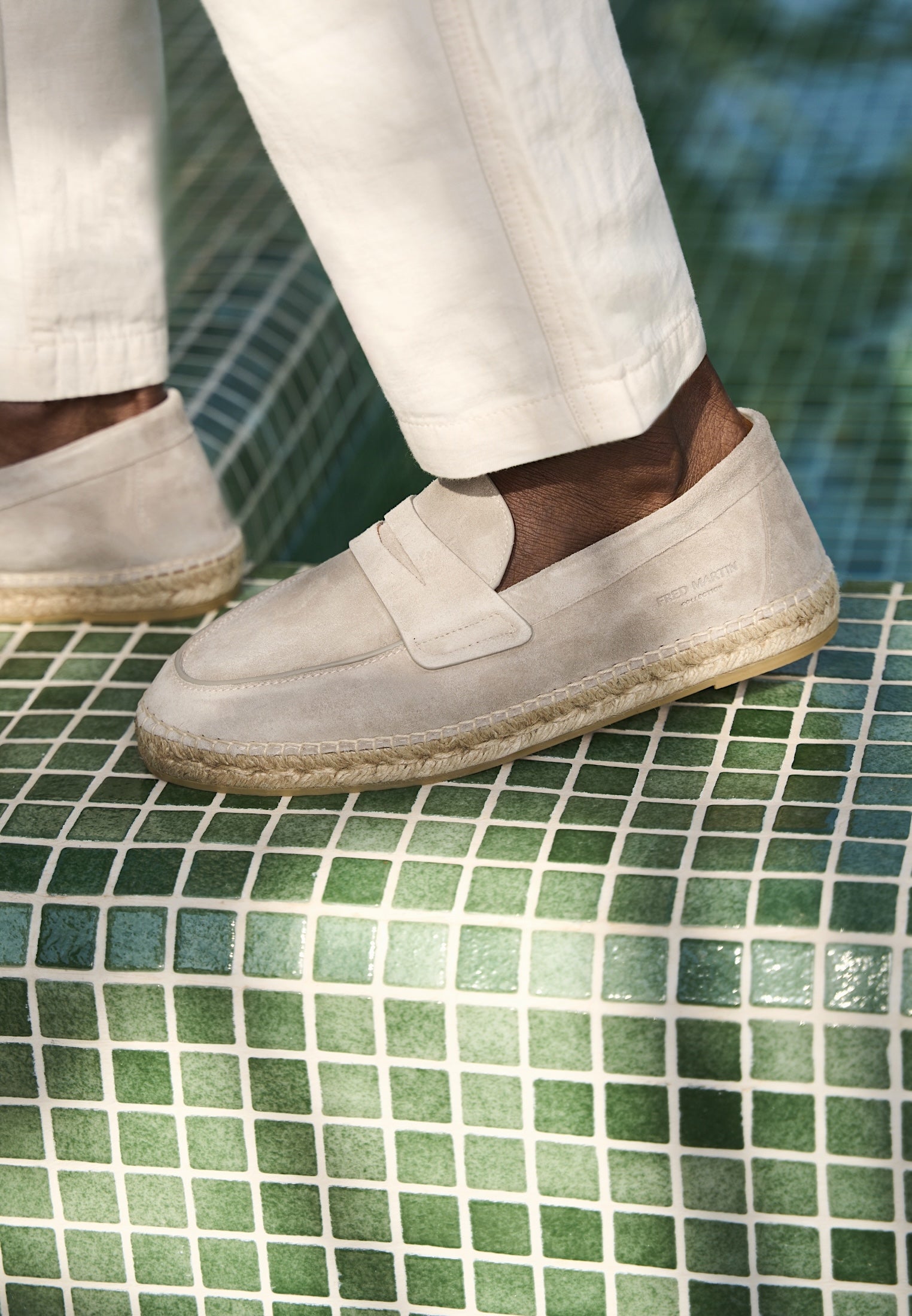 Loafer - Sandfarbenes Wildleder