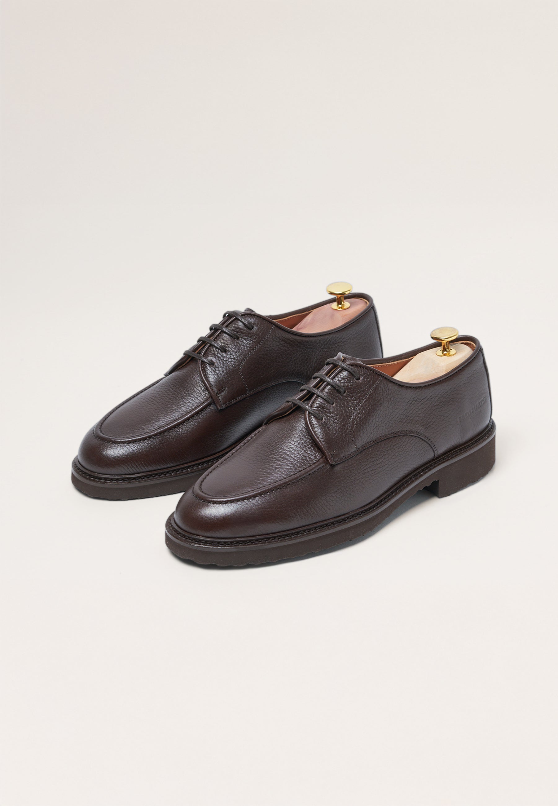 Derbies - Full-Grain Brown Leather