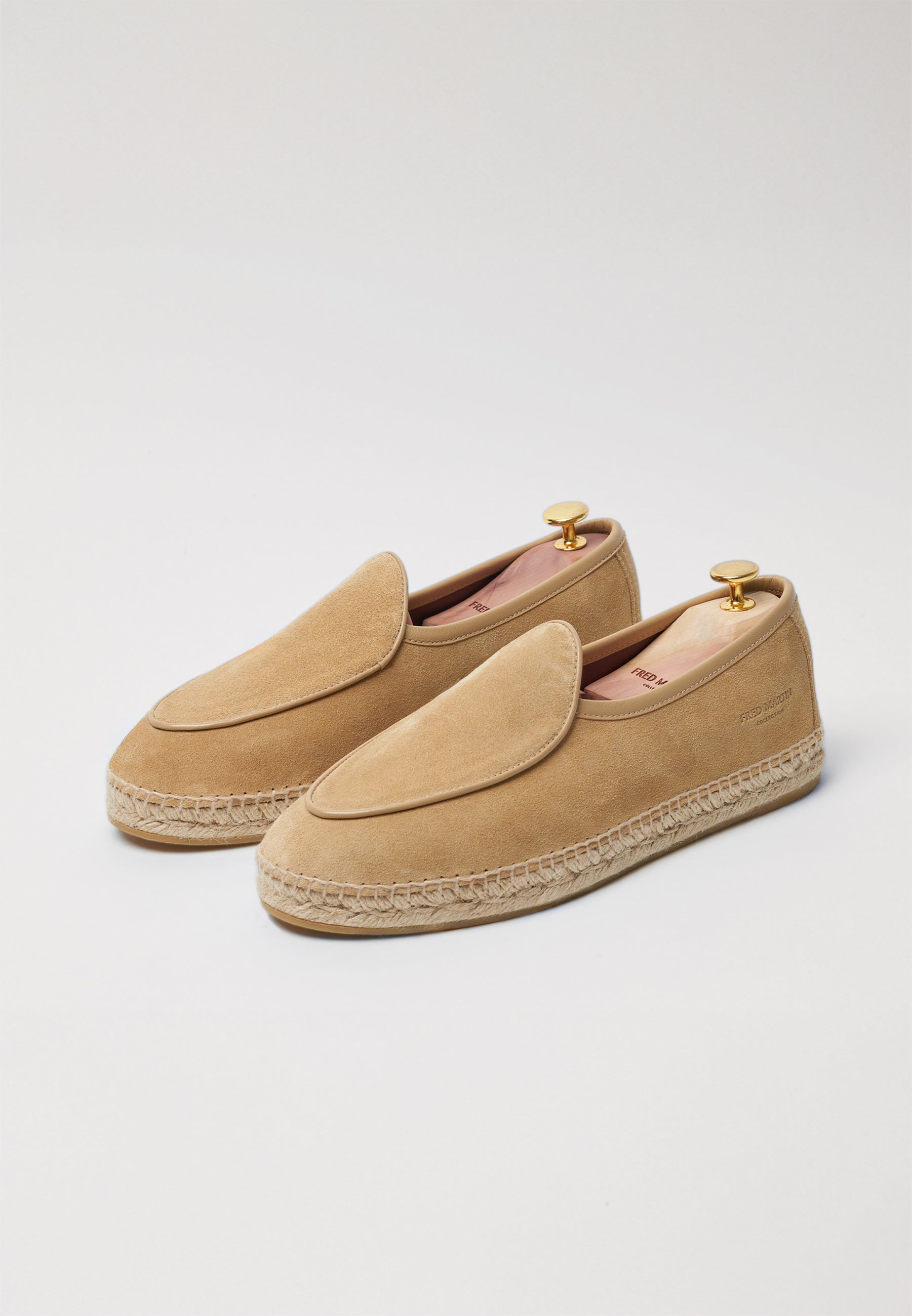 Belgian Loafer - Champagne Suede