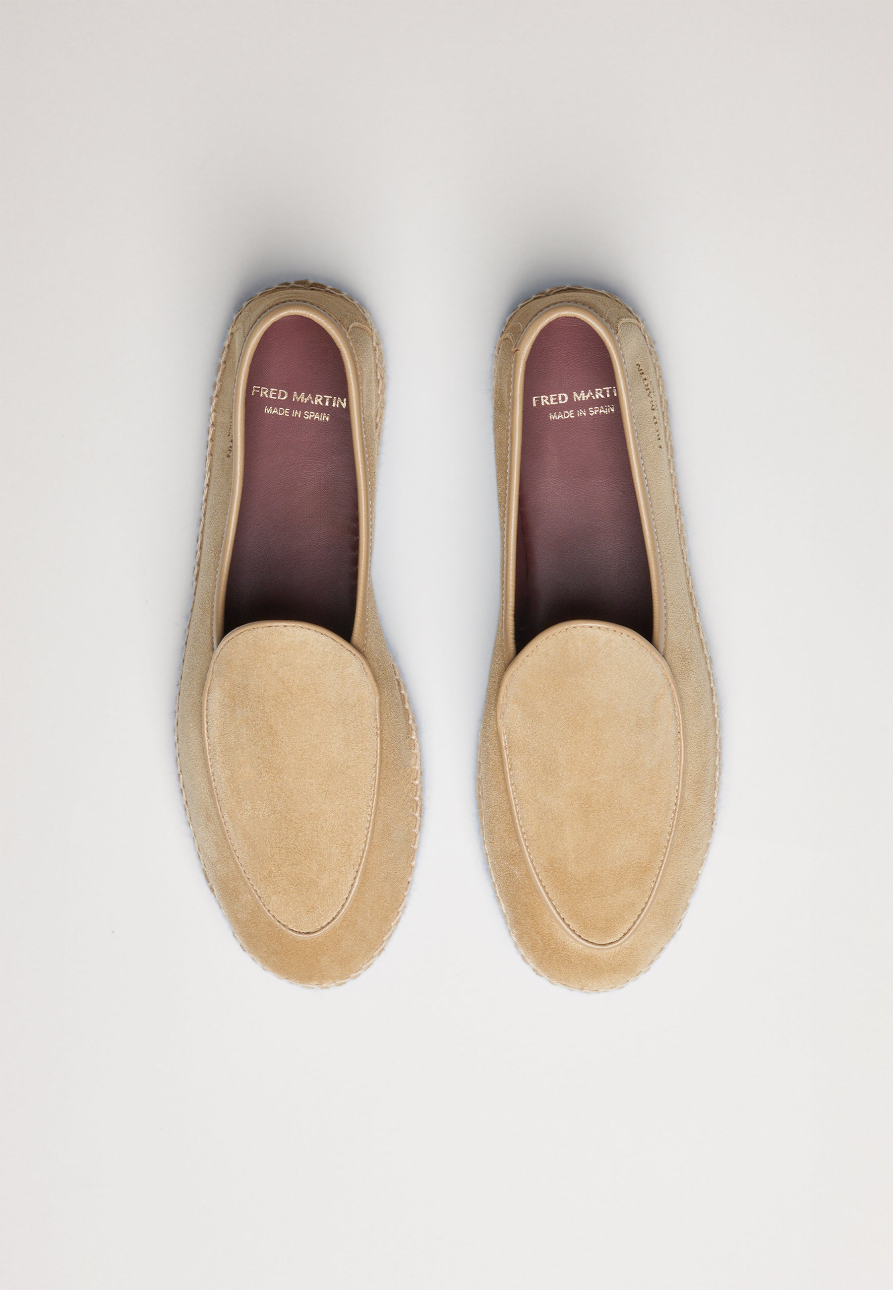 Belgian Loafer - Champagne Suede