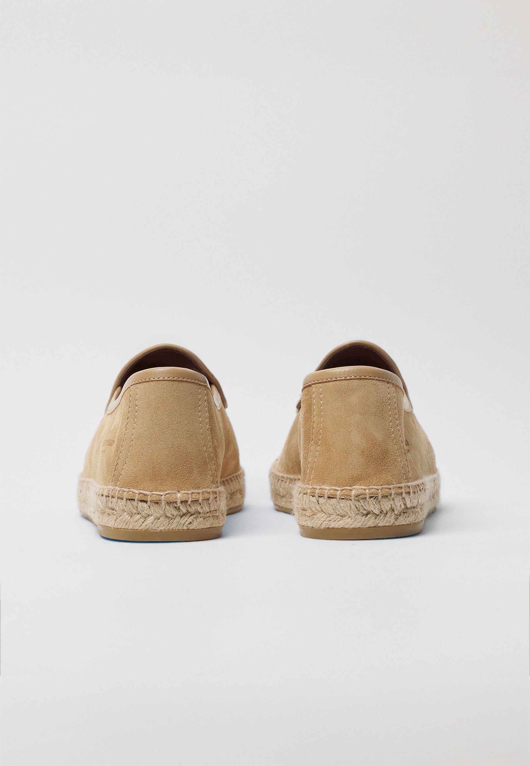 Belgian Loafer - Champagne Suede