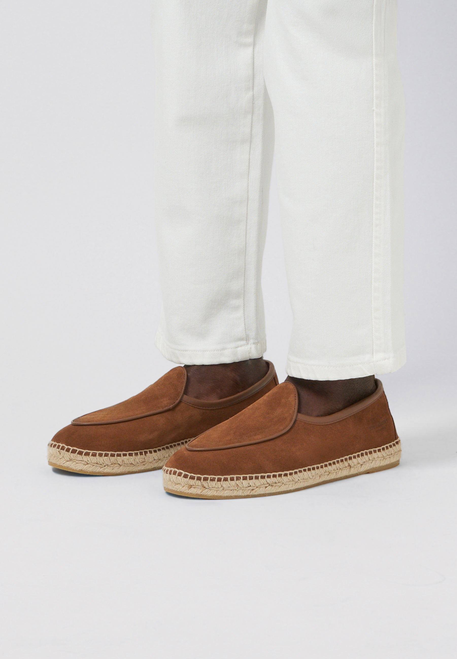 Belgian Loafer - Tobacco Suede