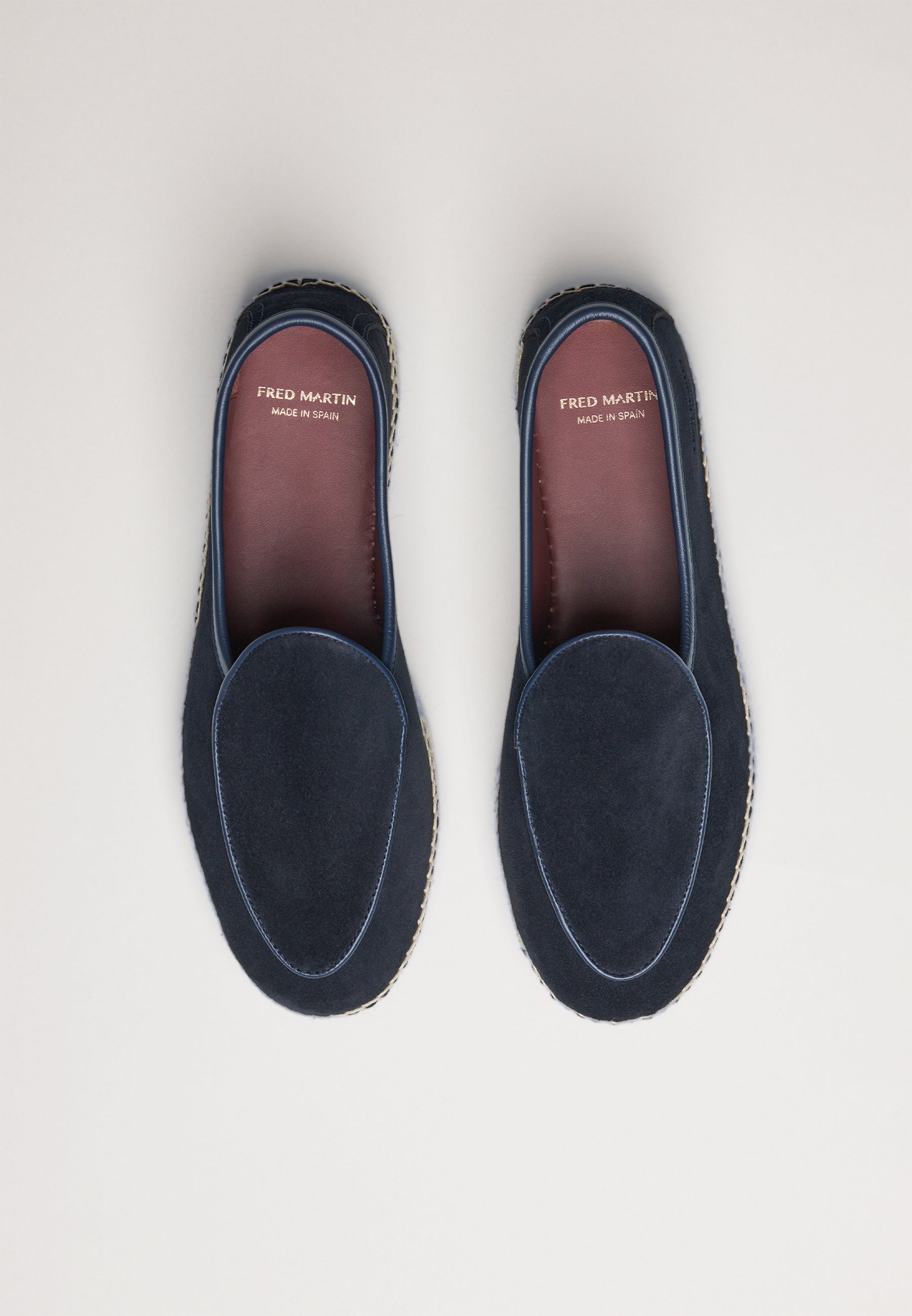 Belgian Loafer - Navy Suede