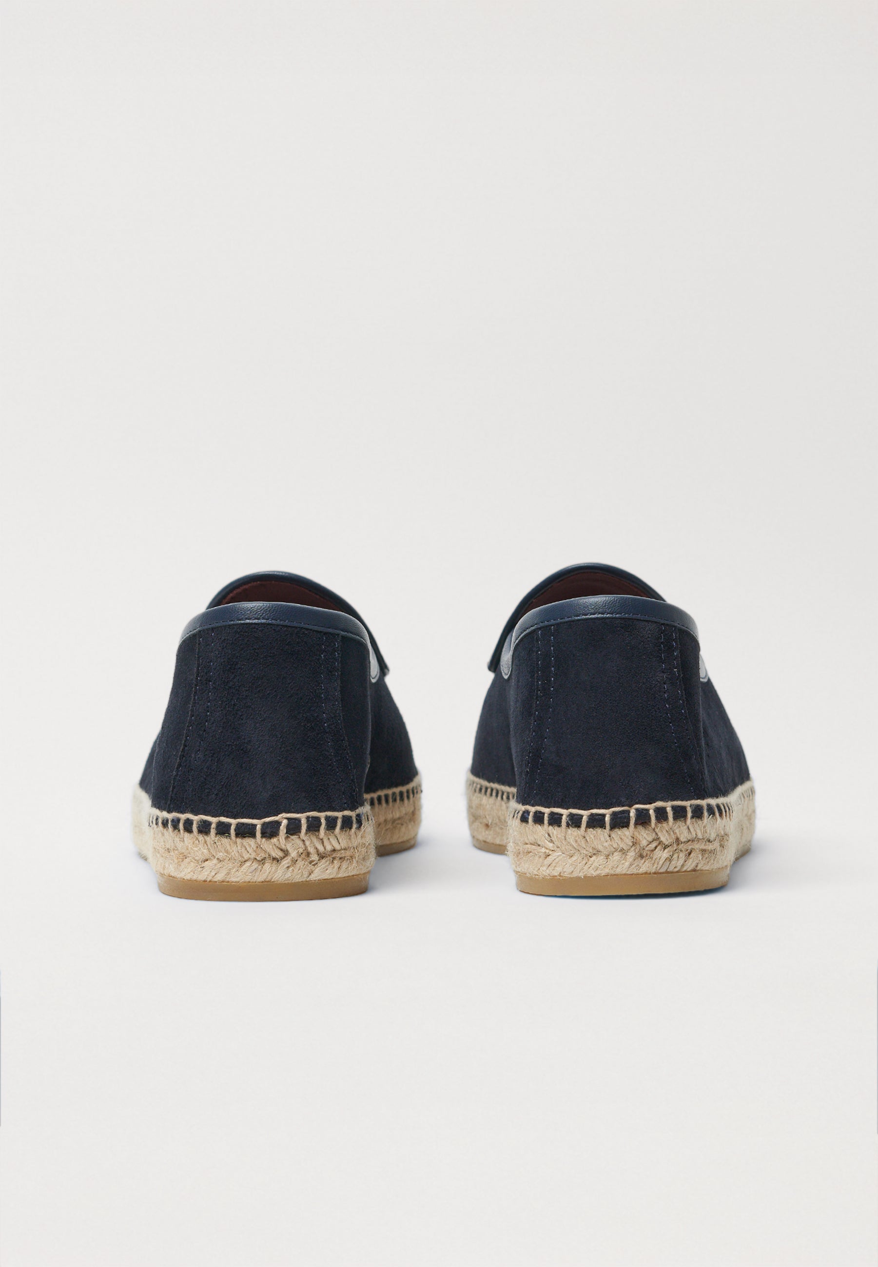Belgian Loafer - Navy Suede