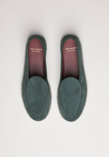Belgian Loafer - Pine Suede