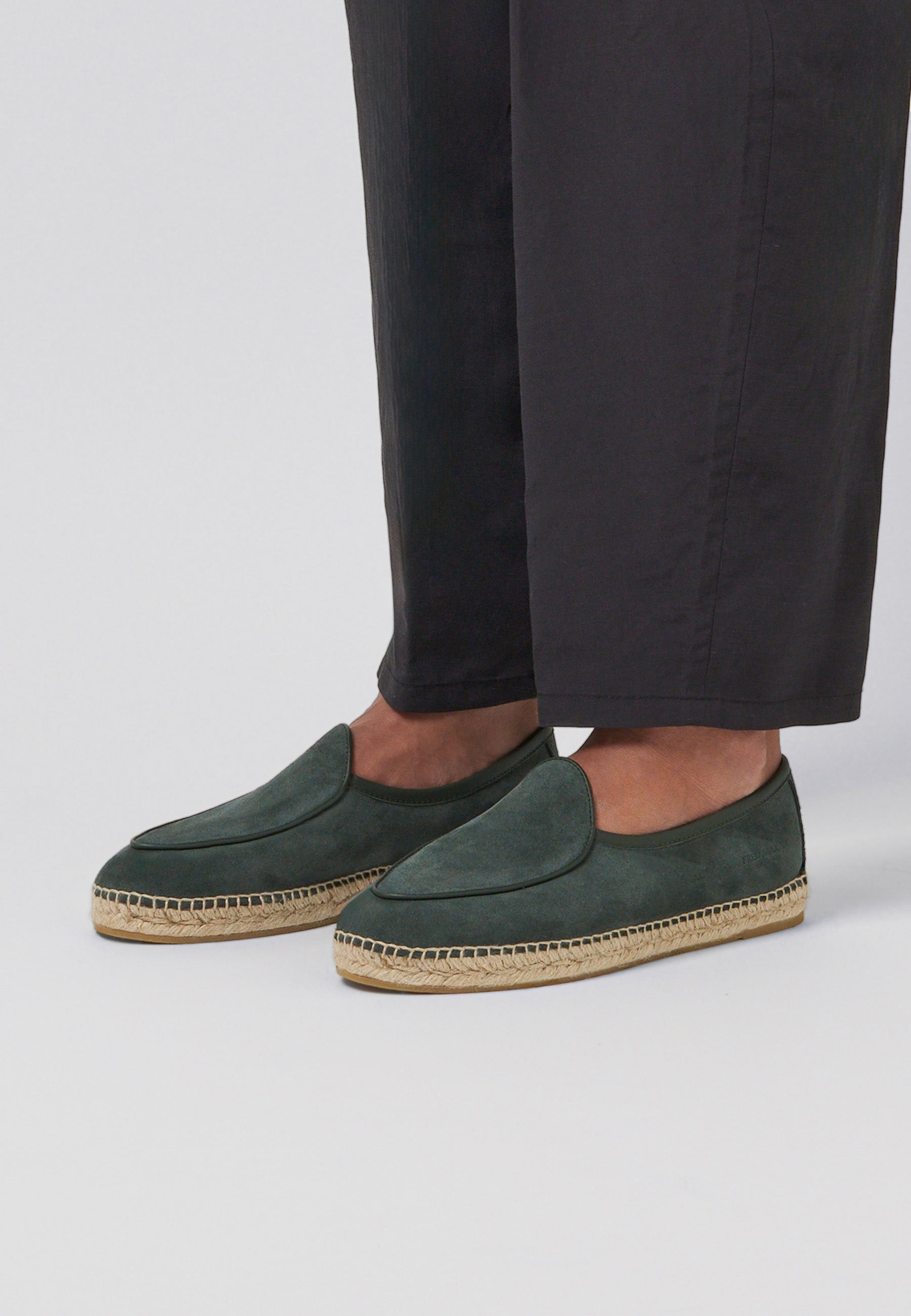 Belgian Loafer - Pine Suede