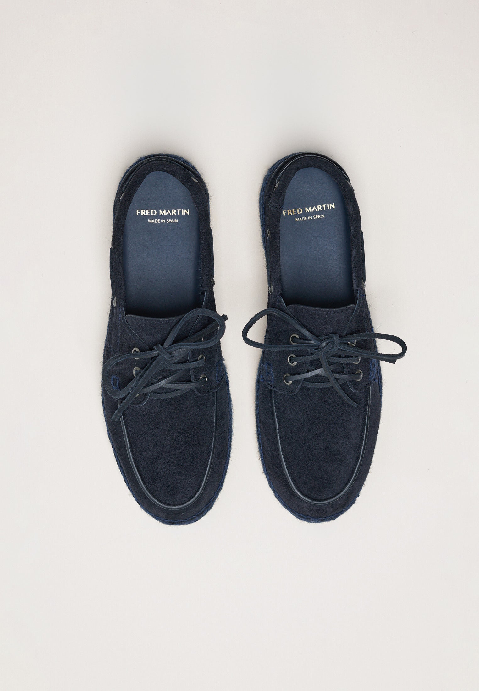Boat Shoes - Bleu Suede