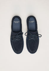 Boat Shoes - Bleu Suede