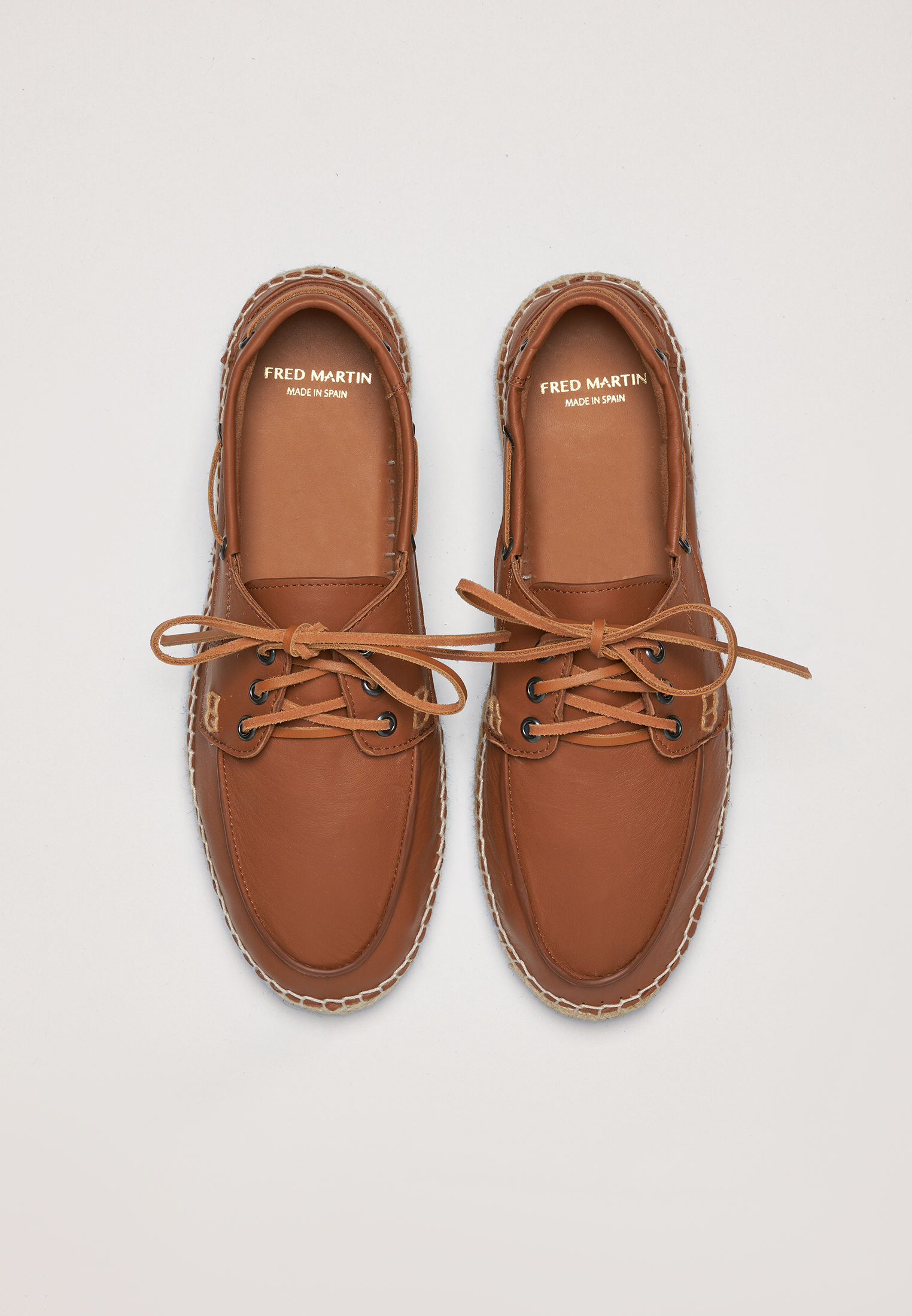 Chaussures bateau - Cuir Cuoio