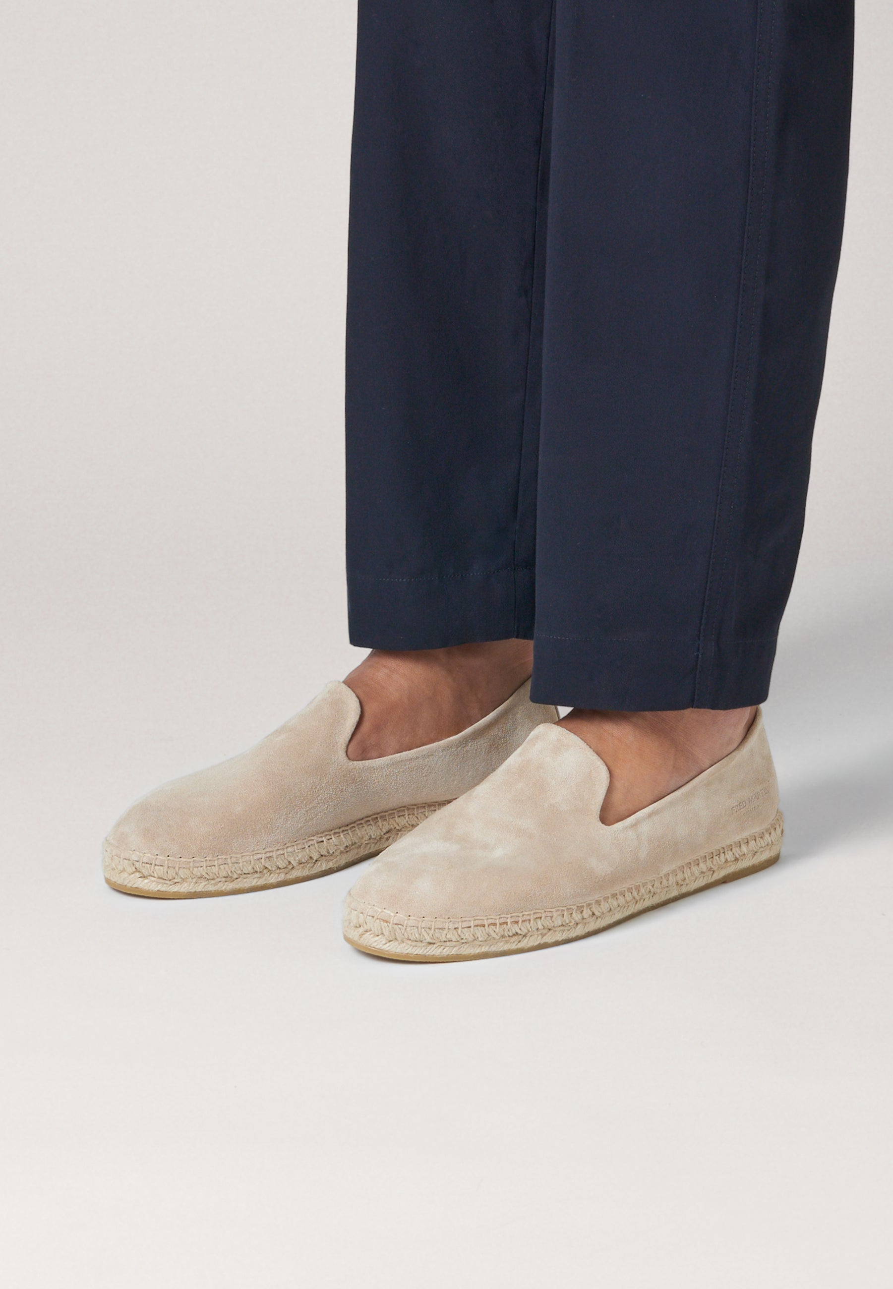 Slippers - Ecru Suede