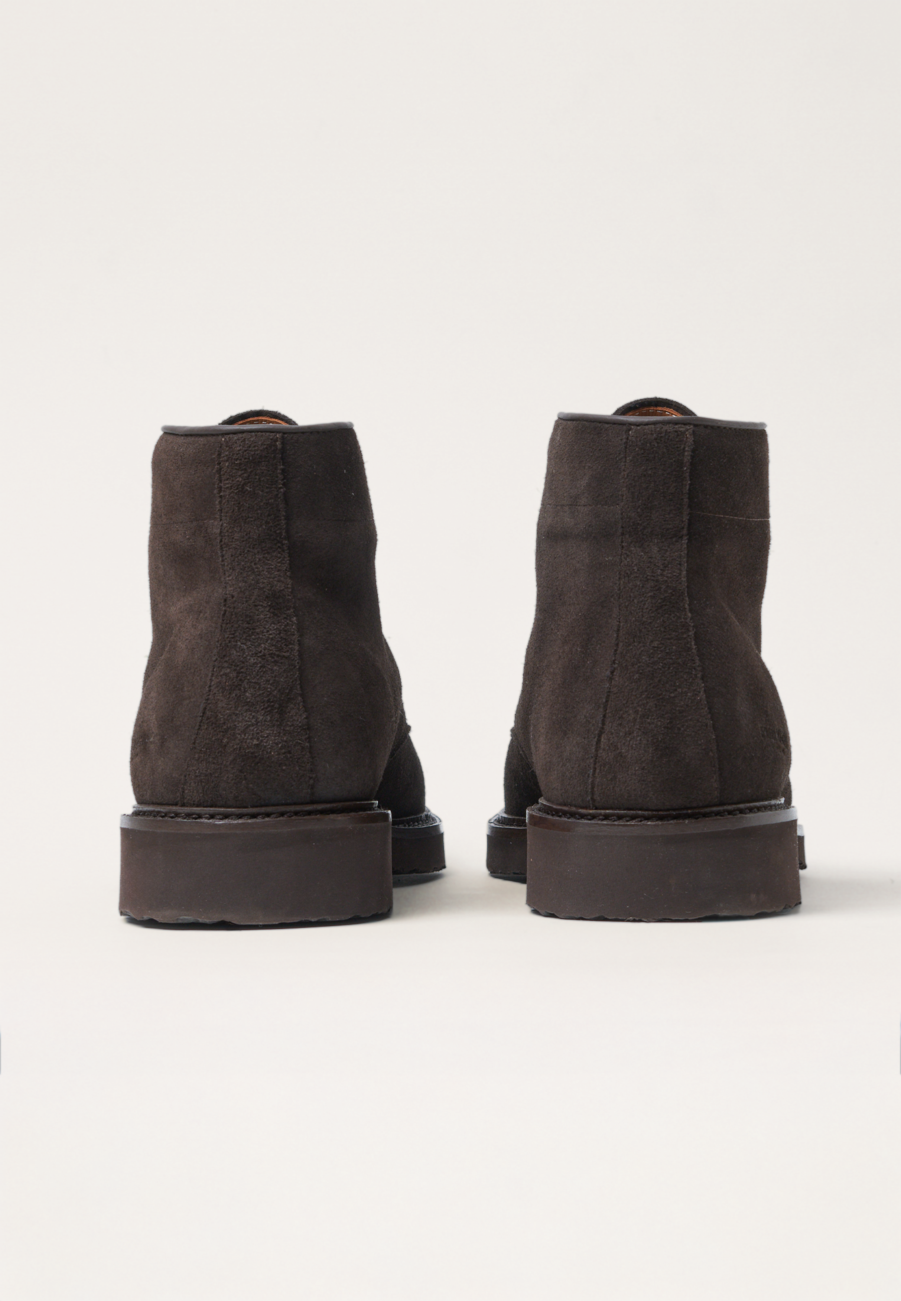 Laced Boots - Testa Brown Suede