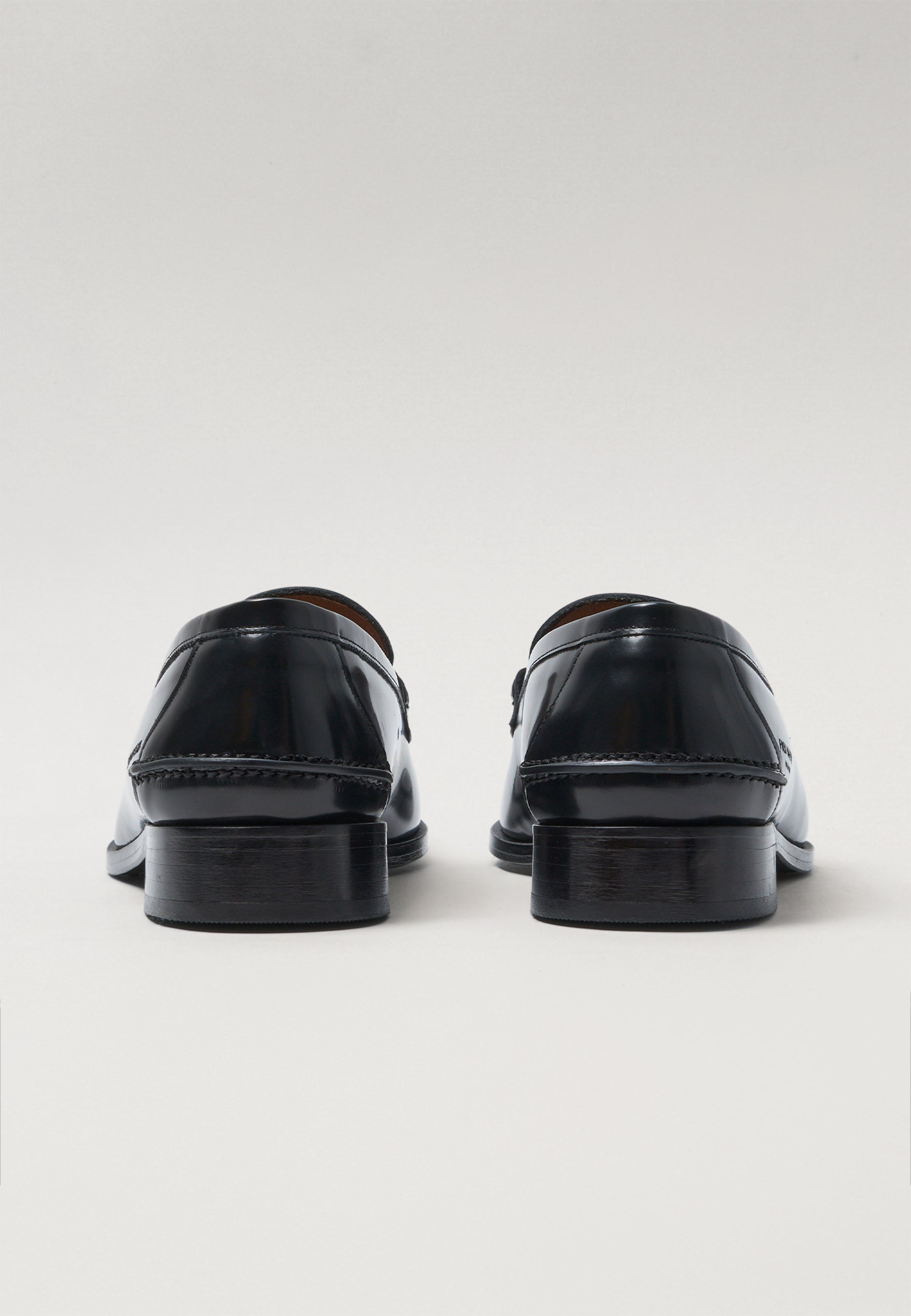 Penny Loafers - Black Antique
