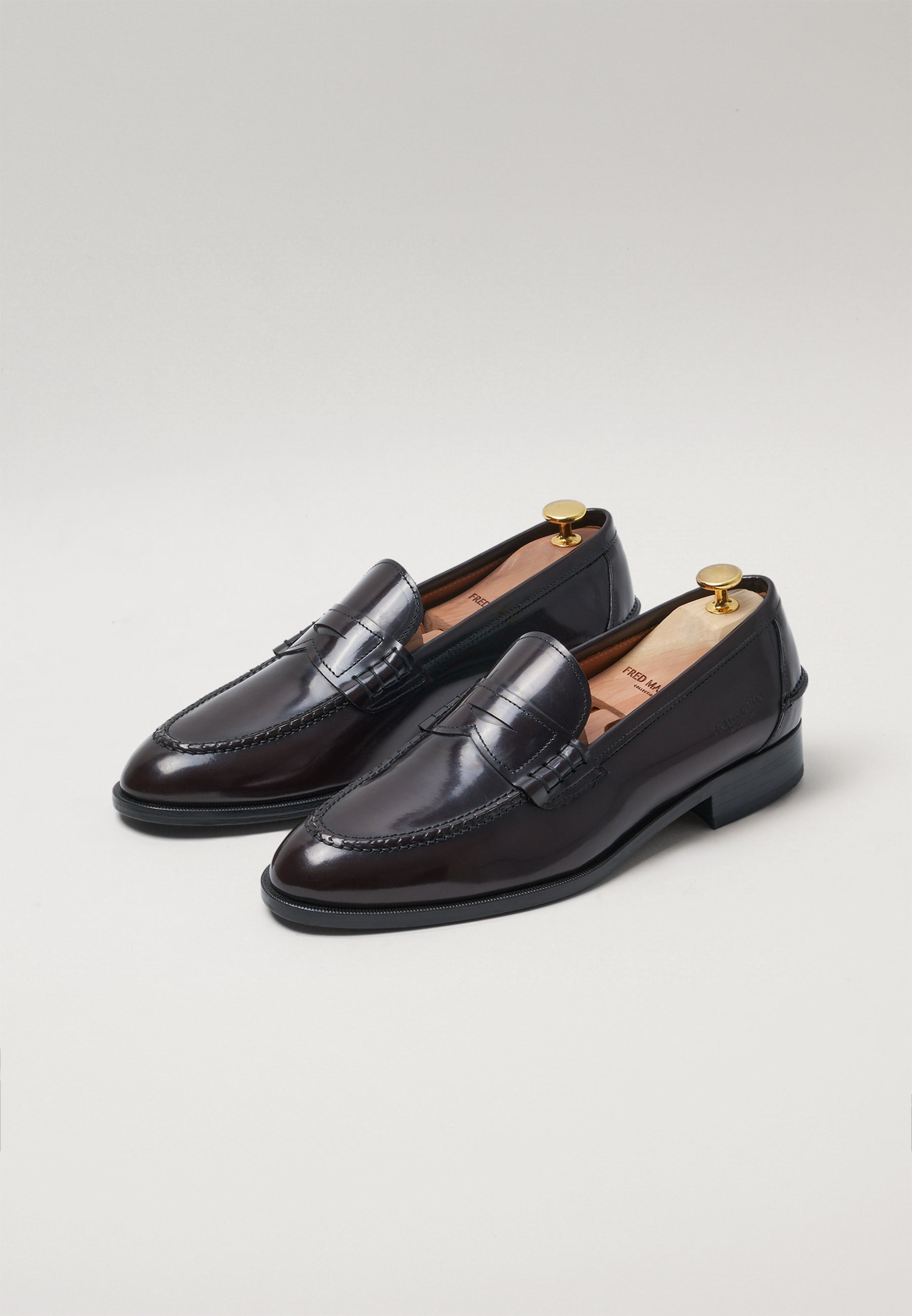 Penny Loafers - Burgundy Antique