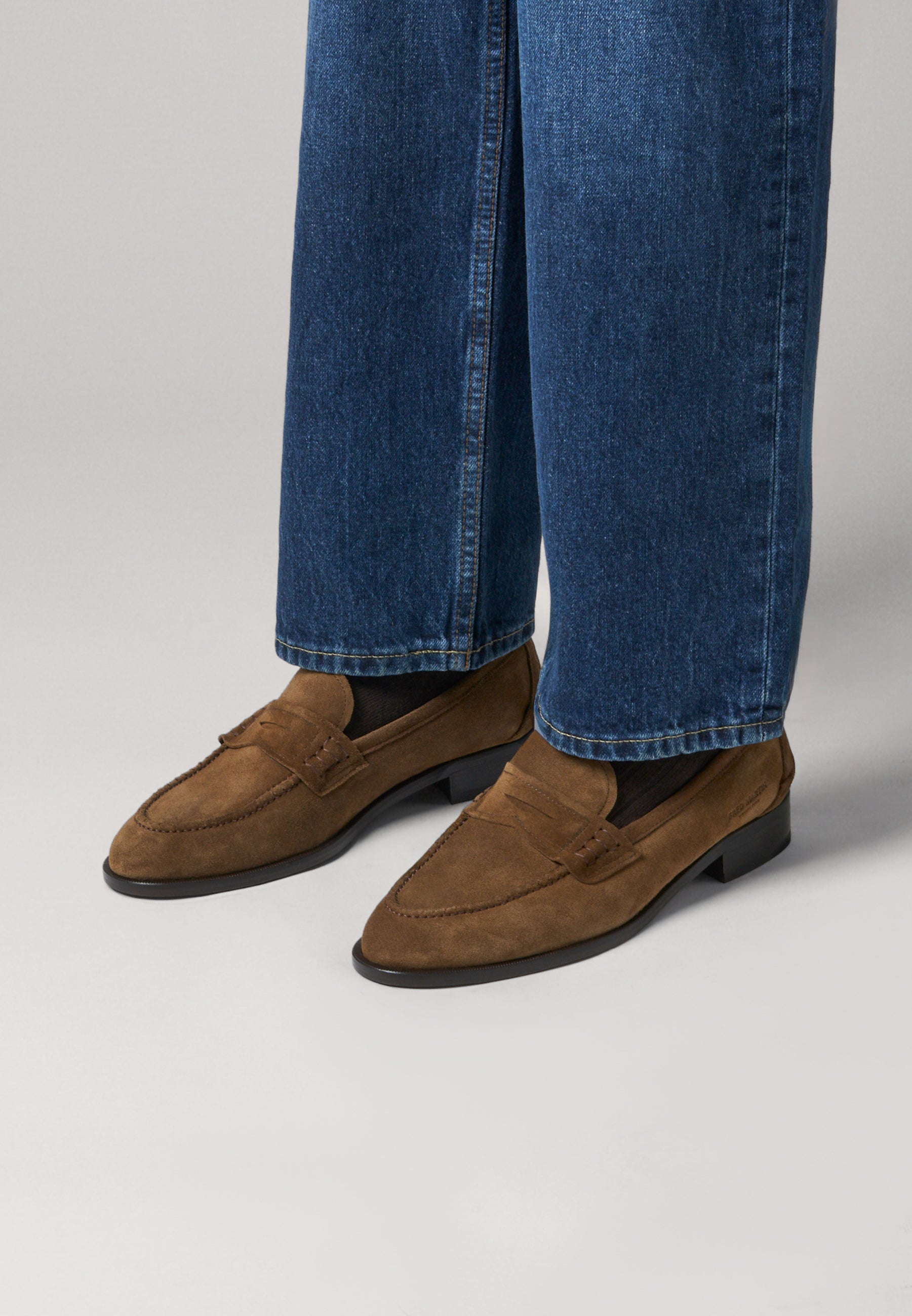 Penny Loafers - Tobacco Suede