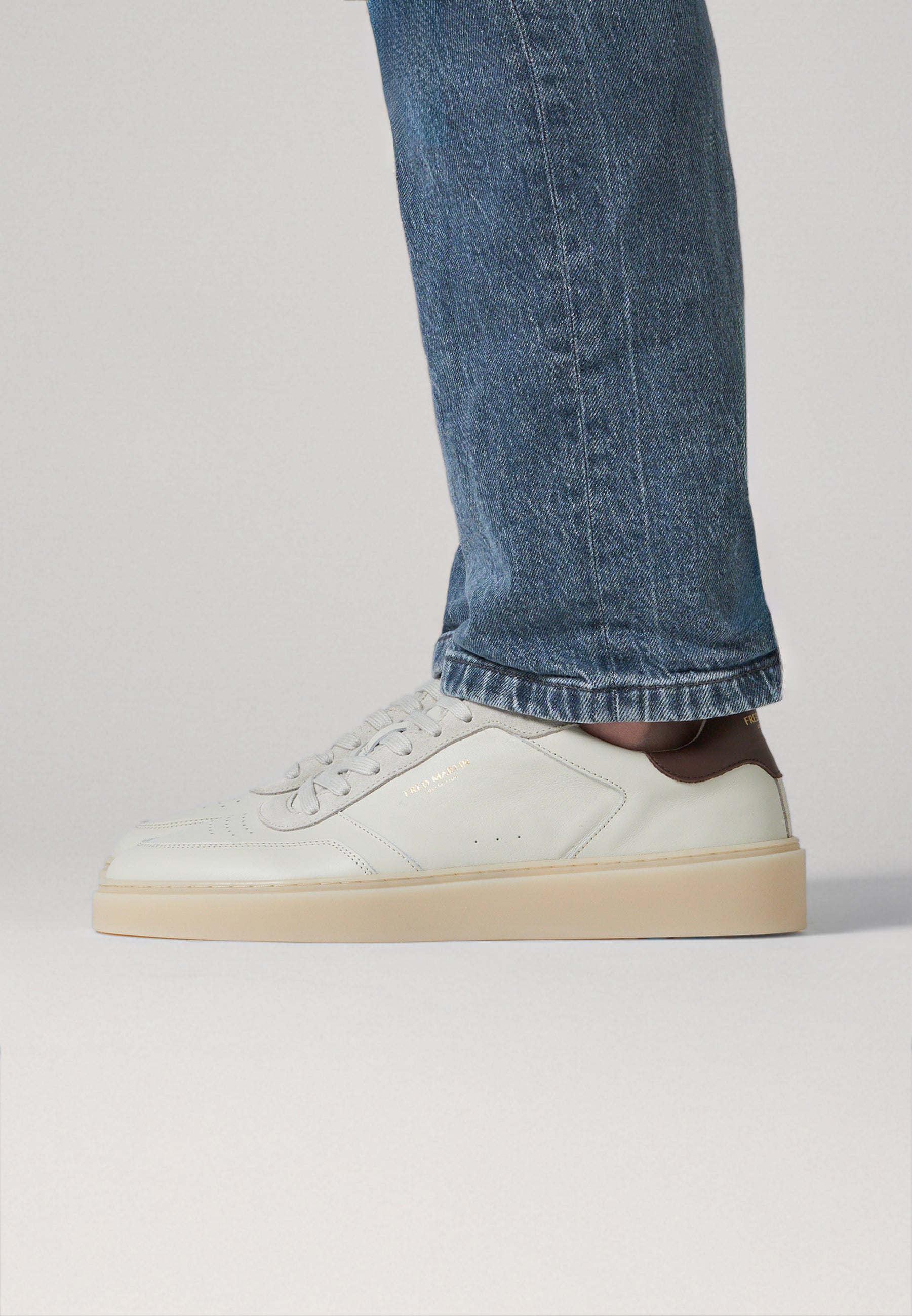 Sneakers - Retro Couture 01 Marrone Leather