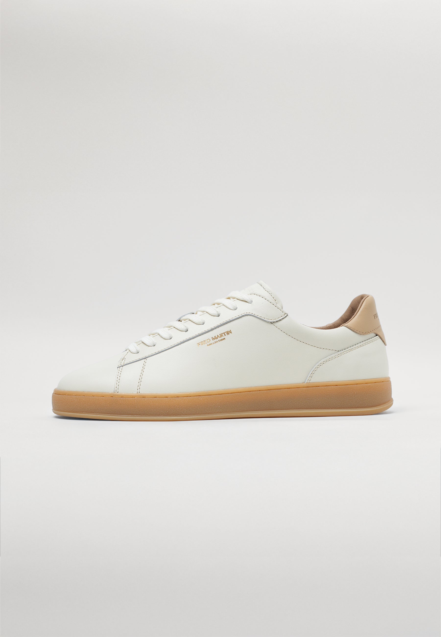 Sneakers - Tennis White Almond Leather