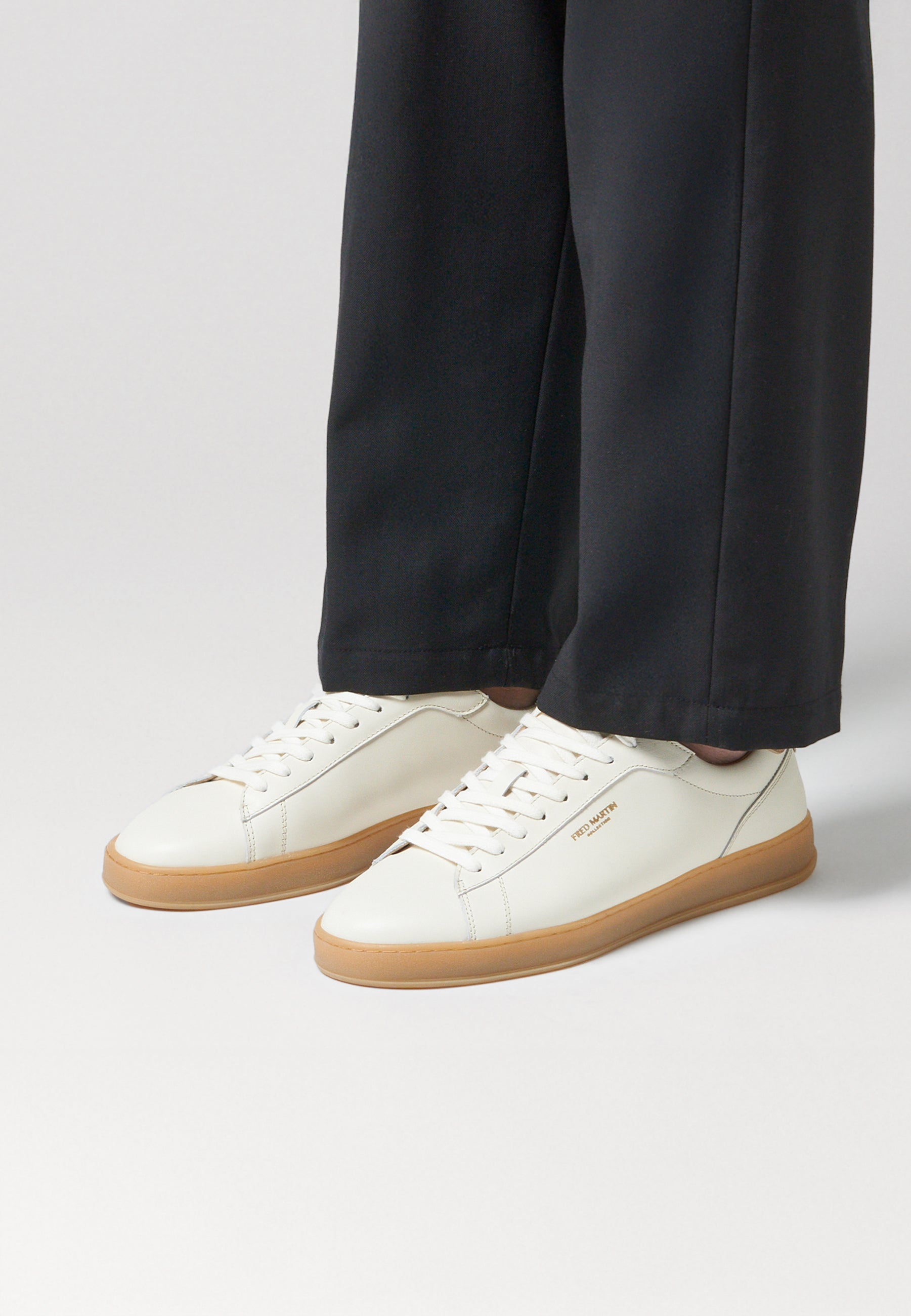 Sneakers - Tennis White Almond Leather