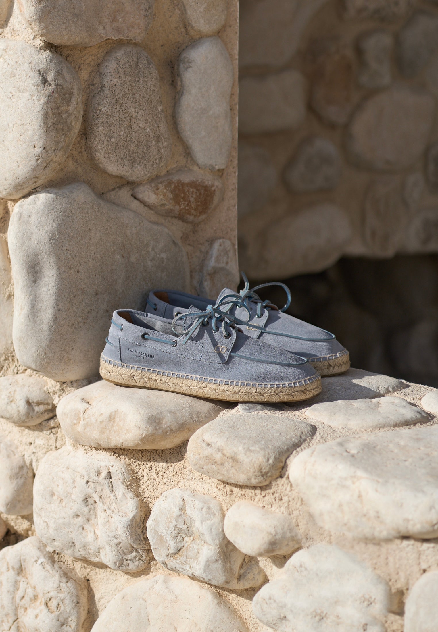 Bootsschuhe - Wildleder in Himmelblau