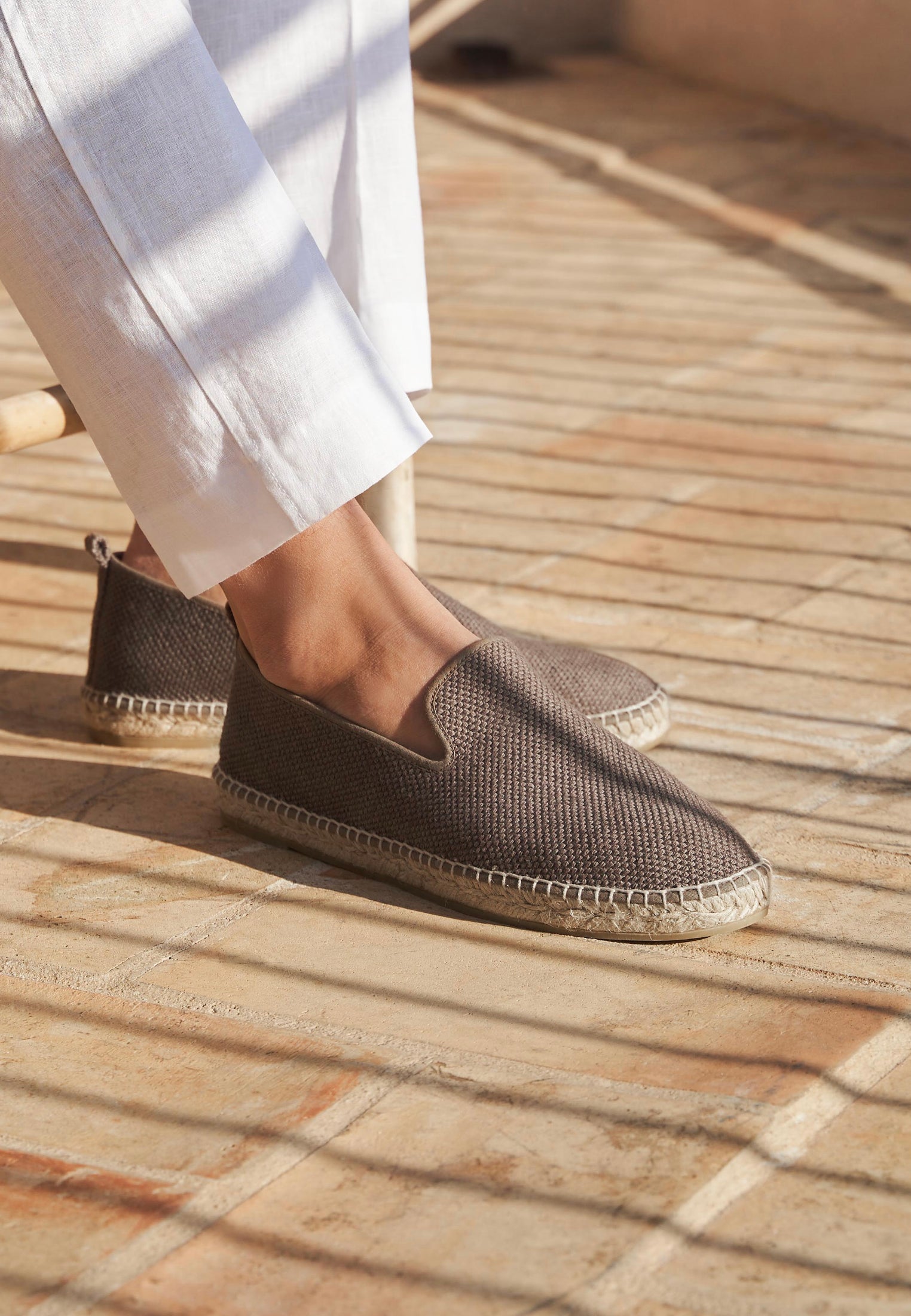 Slippers Eco - Brown Eco Fabric