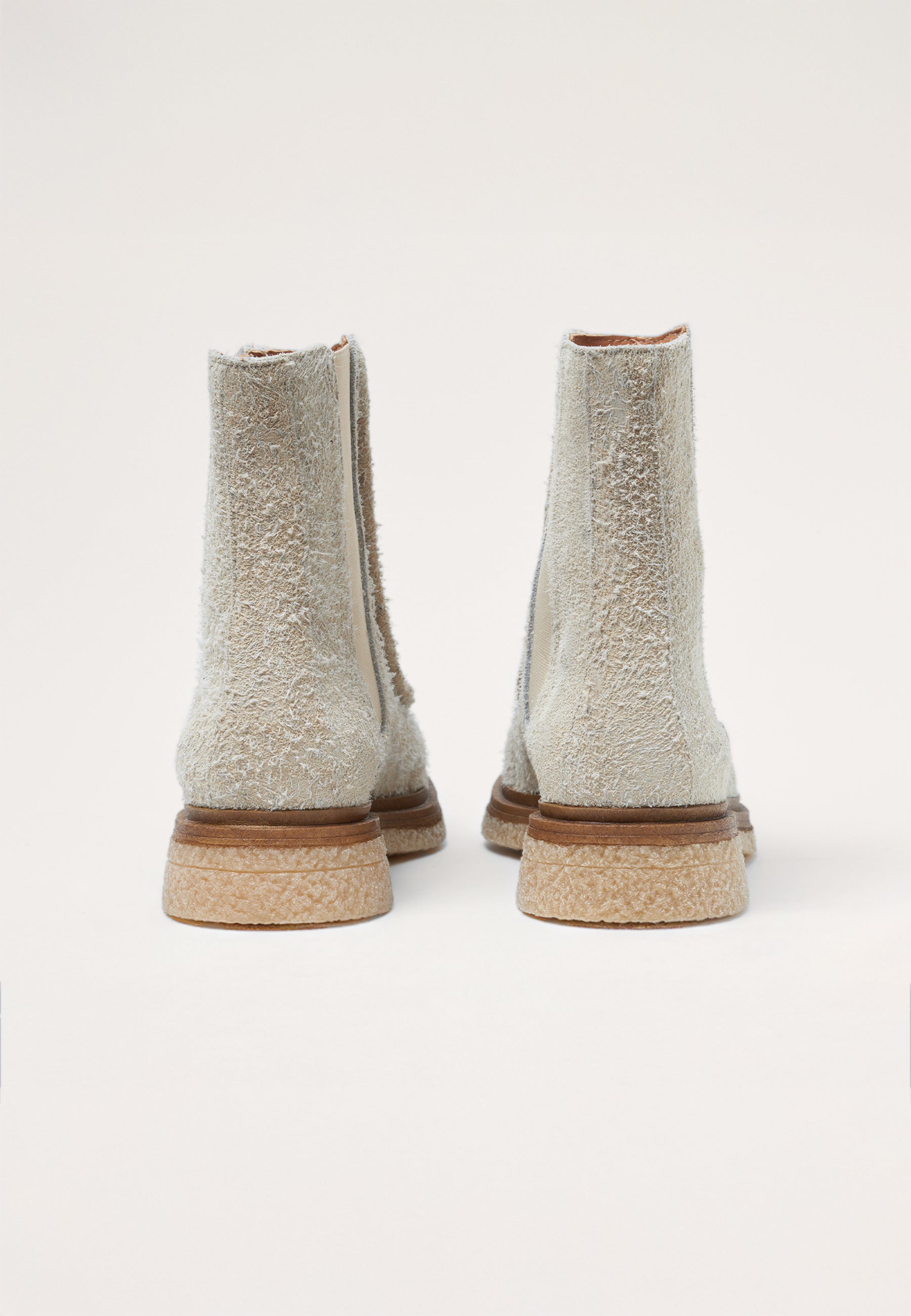 Chelsea Loafers - Bone Brushed Suede