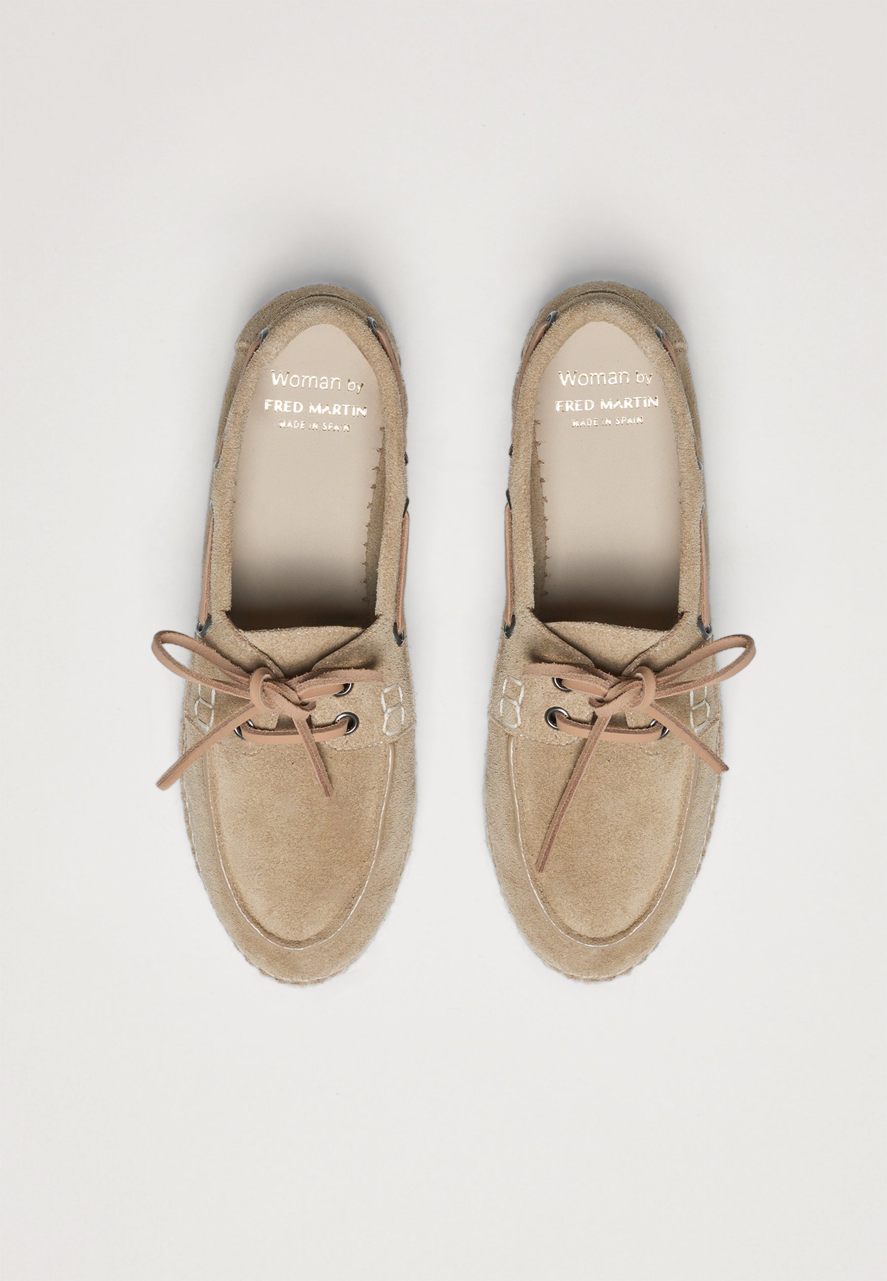 Boat Shoes Women - Sand Suede
