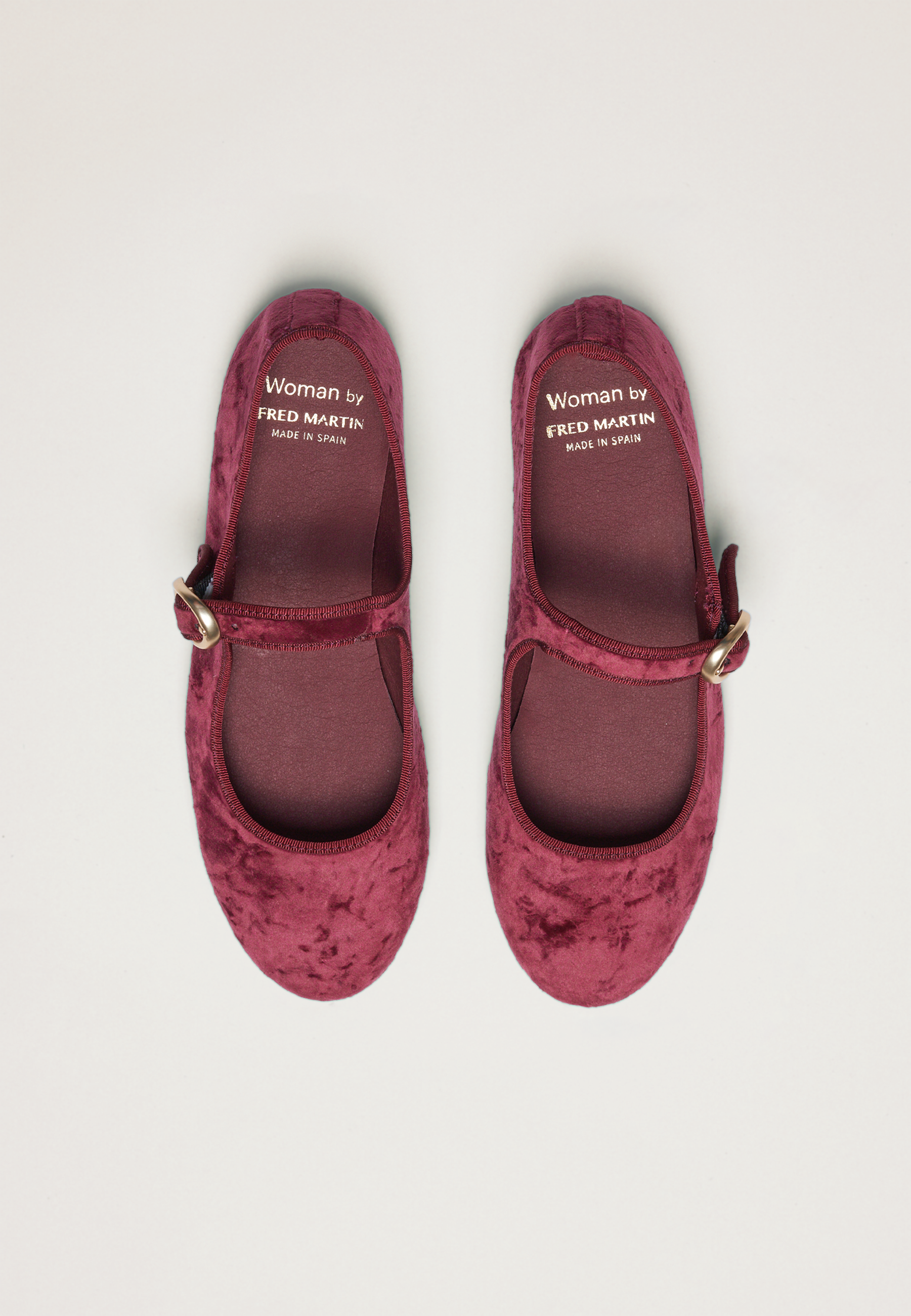 Ballerines - Daim vegan blanc