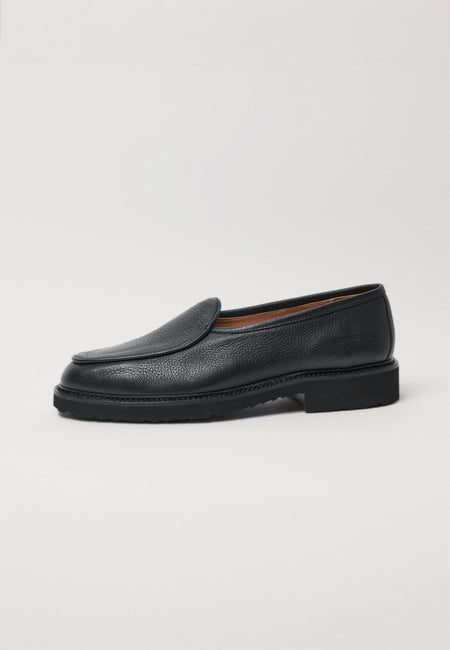 Belgian Loafer - Full-grain Black Leather
