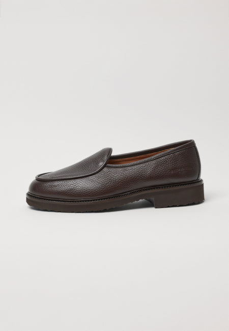 Belgian Loafer - Full-grain Brown Leather